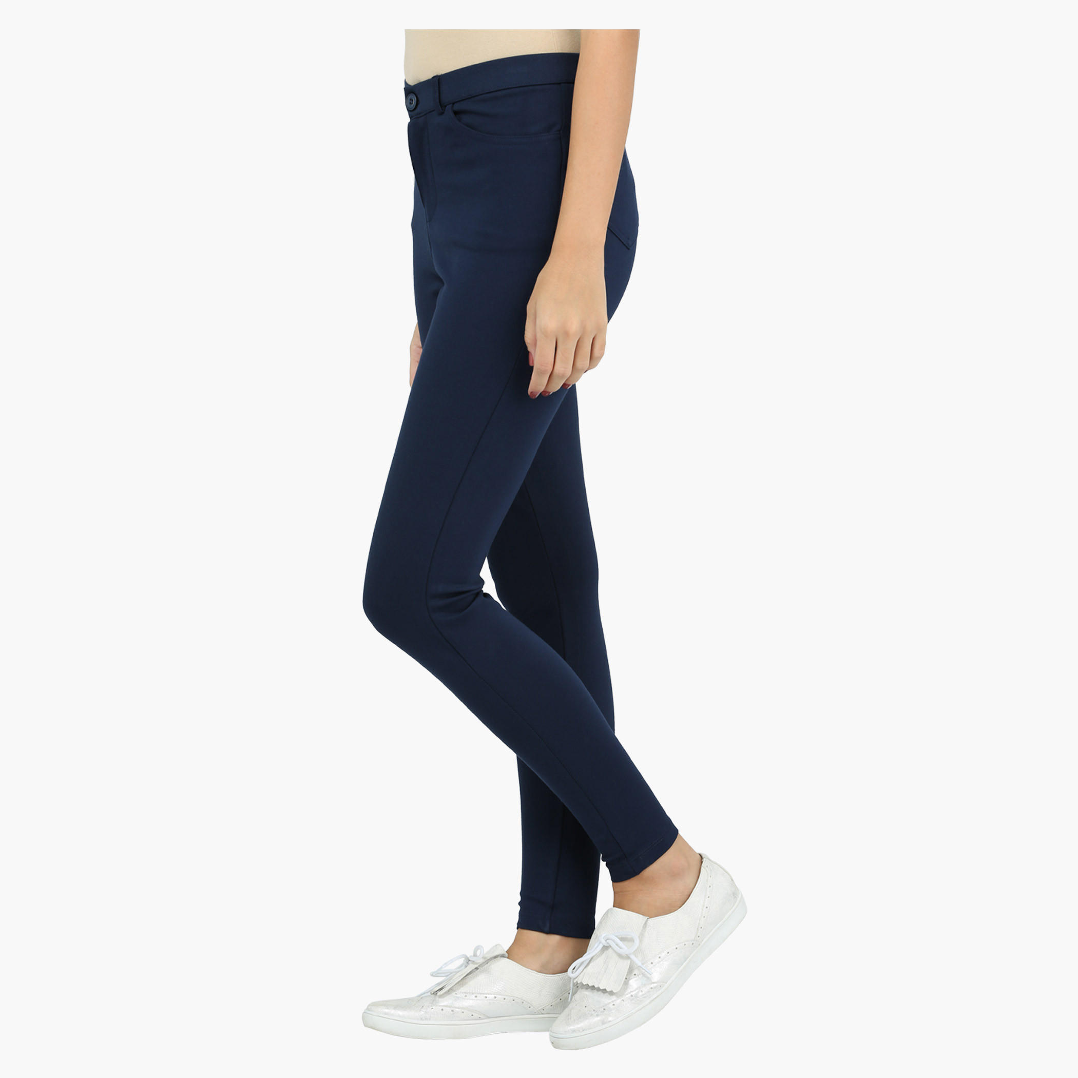 Full Length Melange Pants-women-clothing-bottoms-trousers-image-3