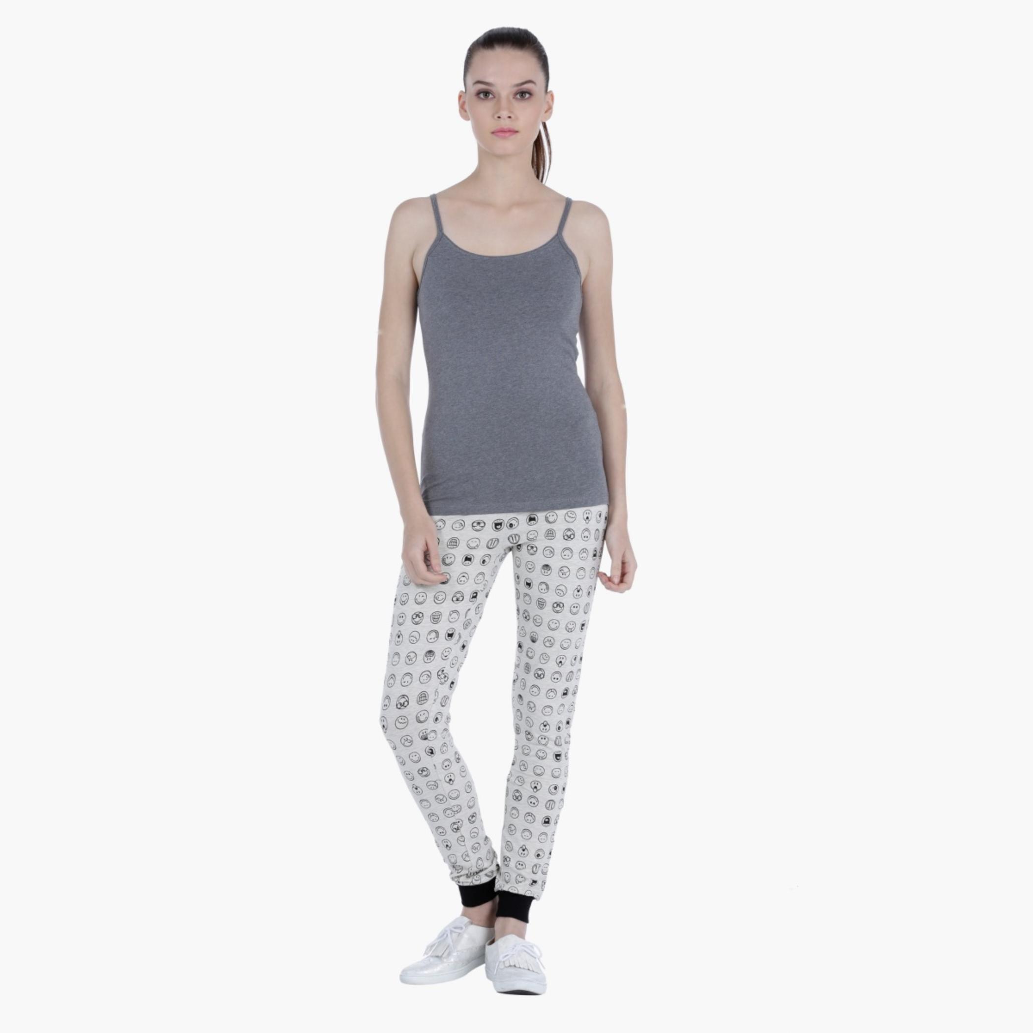 Basic Spaghetti Top with Round Neck-women-clothing-tshirts-image-1
