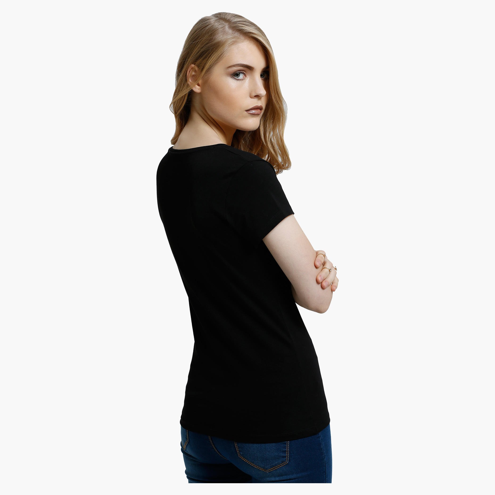 Short Sleeves V-Neck T-Shirt-women-clothing-tshirts-image-2
