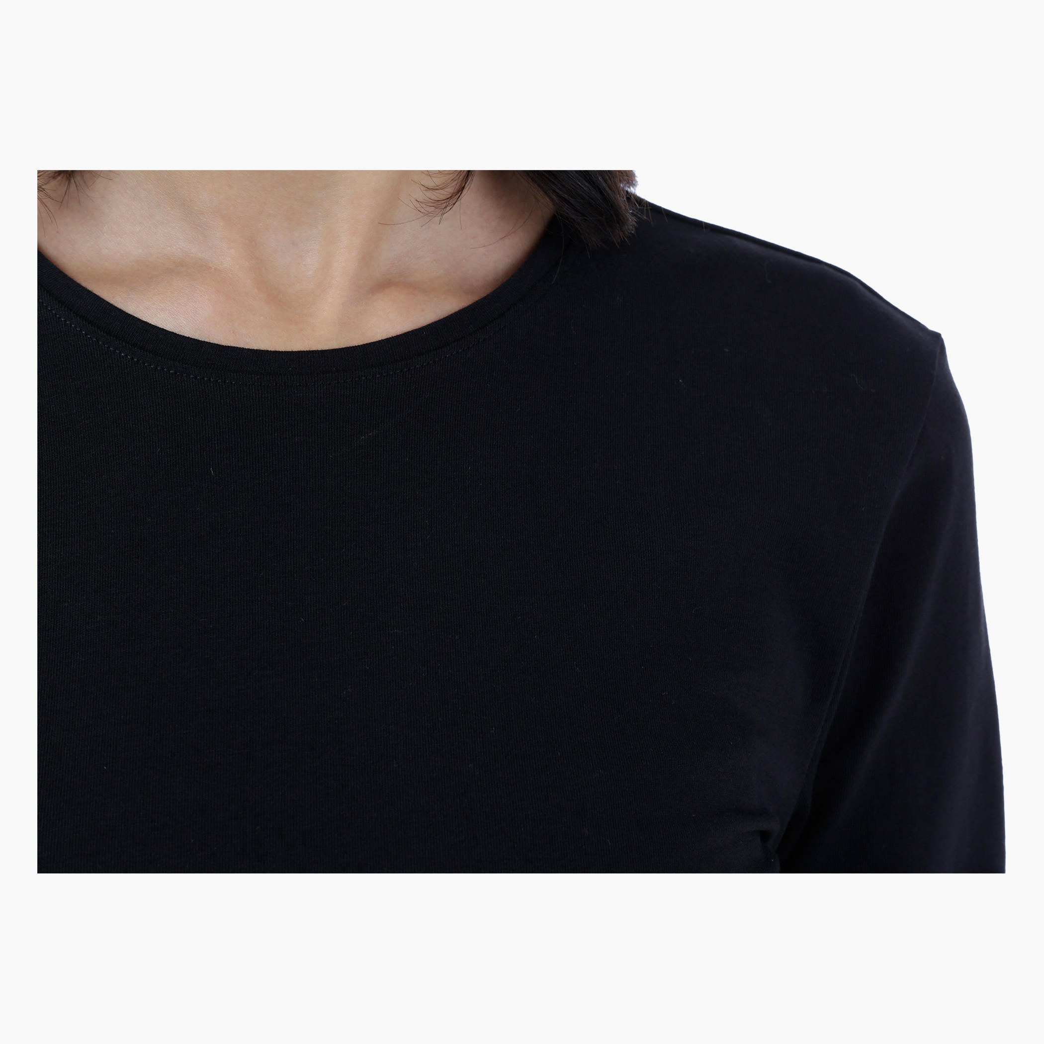 Long Sleeves T-Shirt with Round Neck-women-clothing-tshirts-image-2