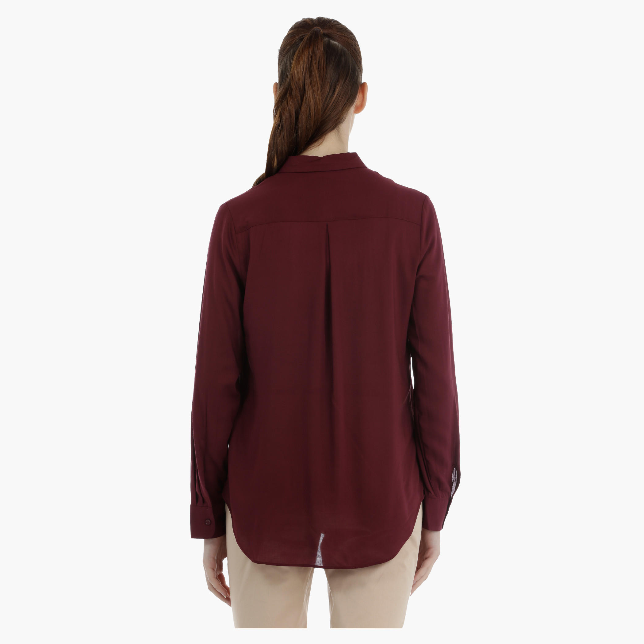 Long Sleeves Button Down Shirt-women-clothing-shirtsandblouses-blouses-image-2