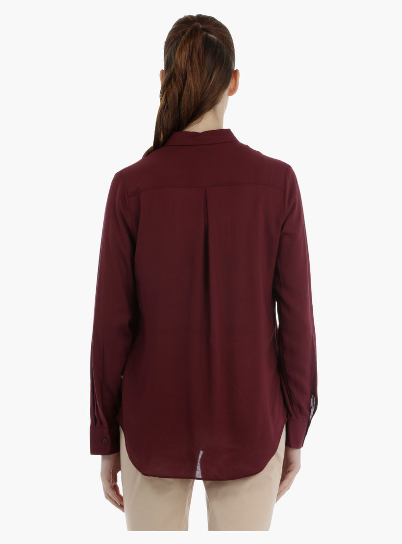 Long Sleeves Button Down Shirt-women-clothing-shirtsandblouses-blouses-image-2