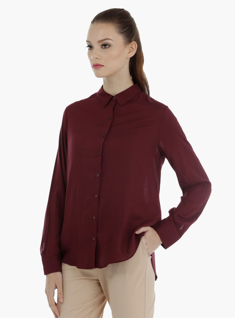 Long Sleeves Button Down Shirt-women-clothing-shirtsandblouses-blouses-image-3