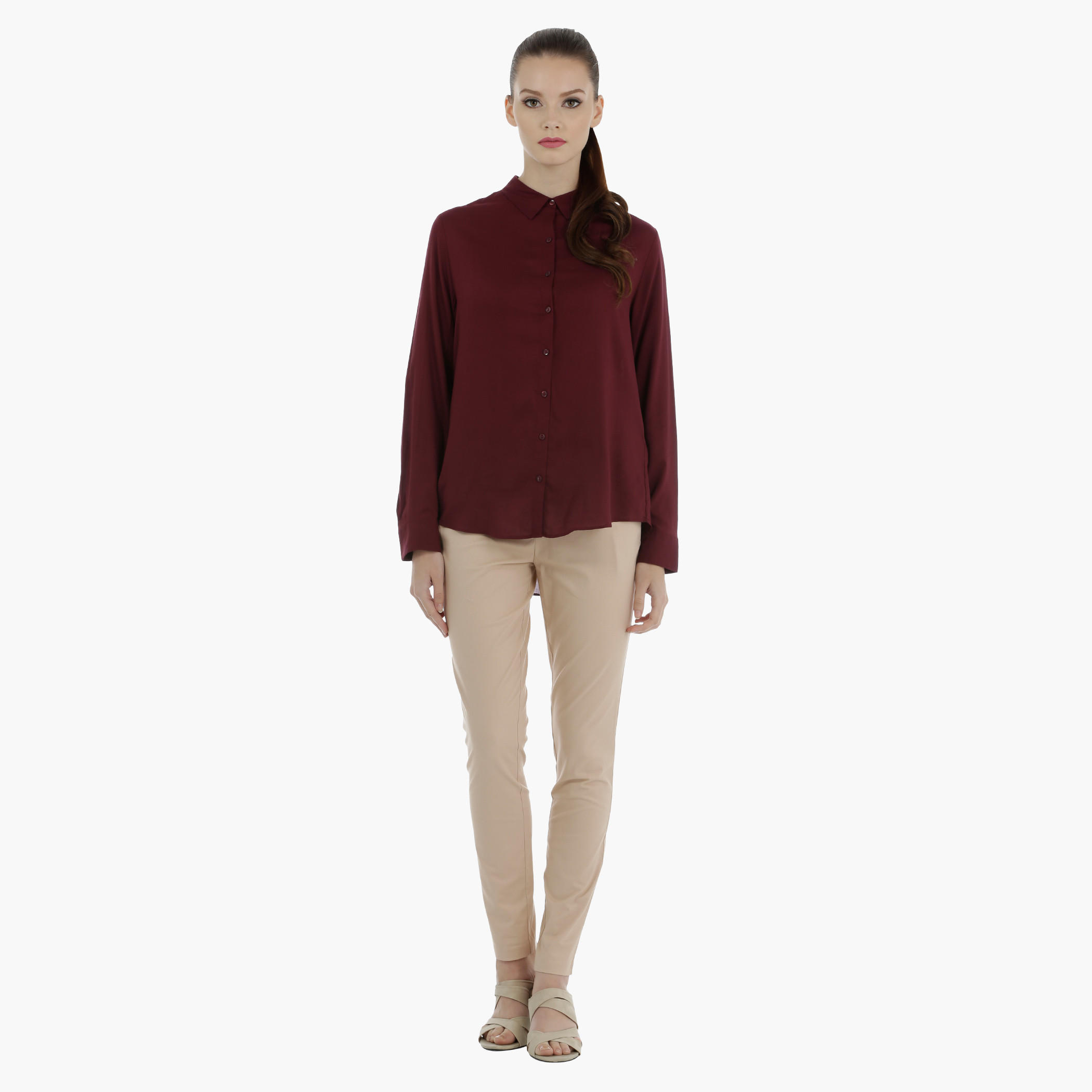 Long Sleeves Button Down Shirt-women-clothing-shirtsandblouses-blouses-image-5