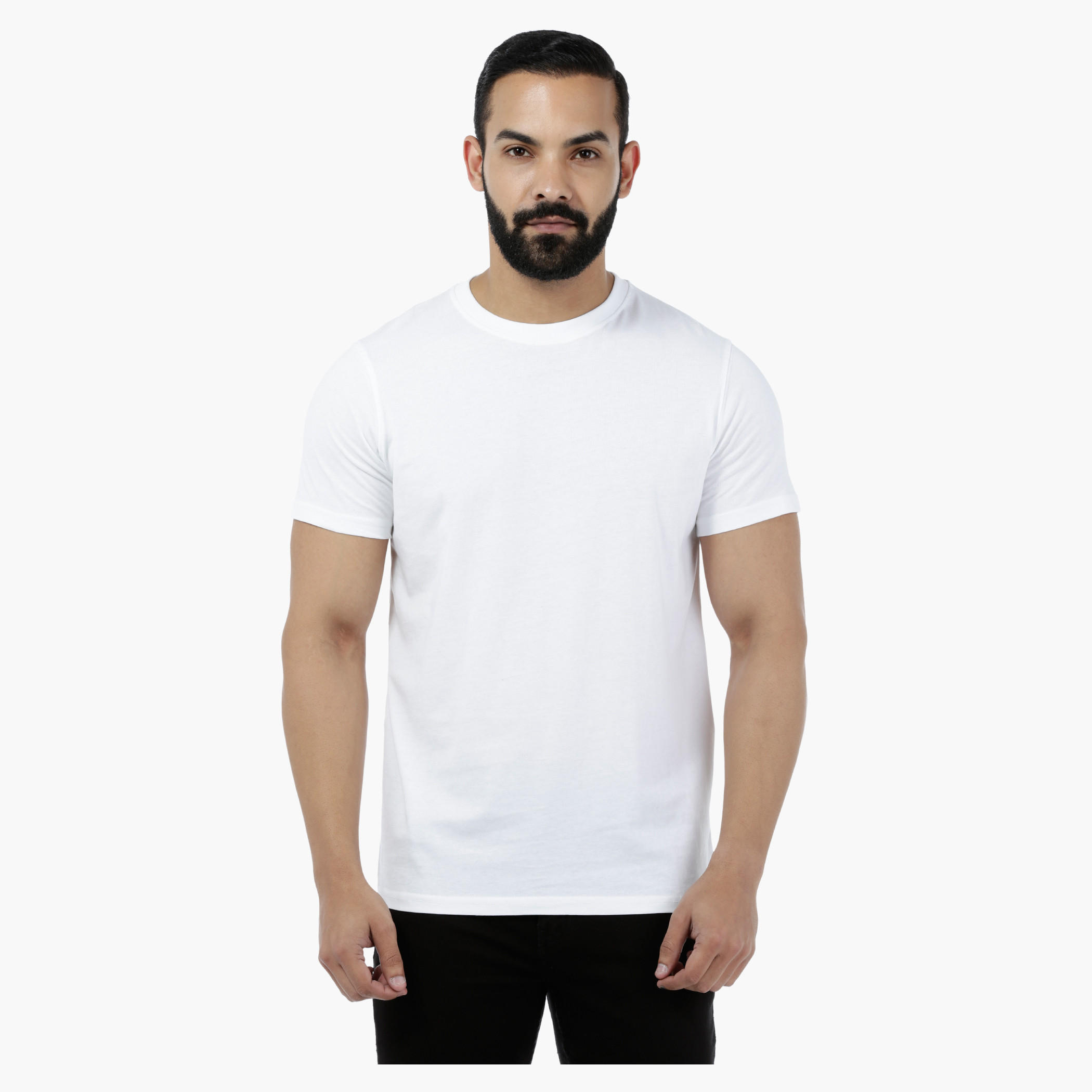 Basic Solid Crew Neck T-shirt-men-clothing-tshirtsandpolos-tshirts-image-1