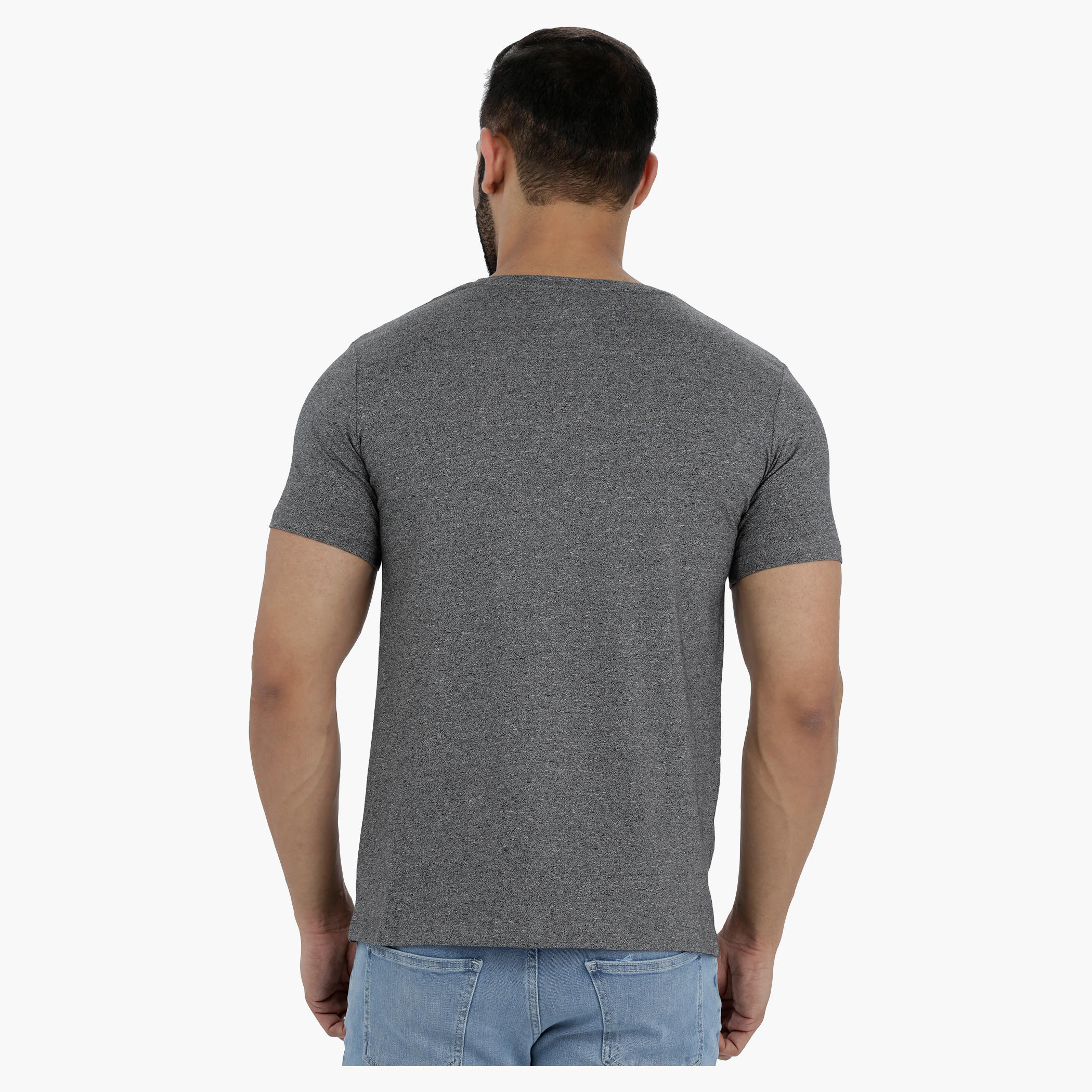 V-Neck T-Shirt with Short Sleeves-men-clothing-tshirtsandpolos-tshirts-image-2