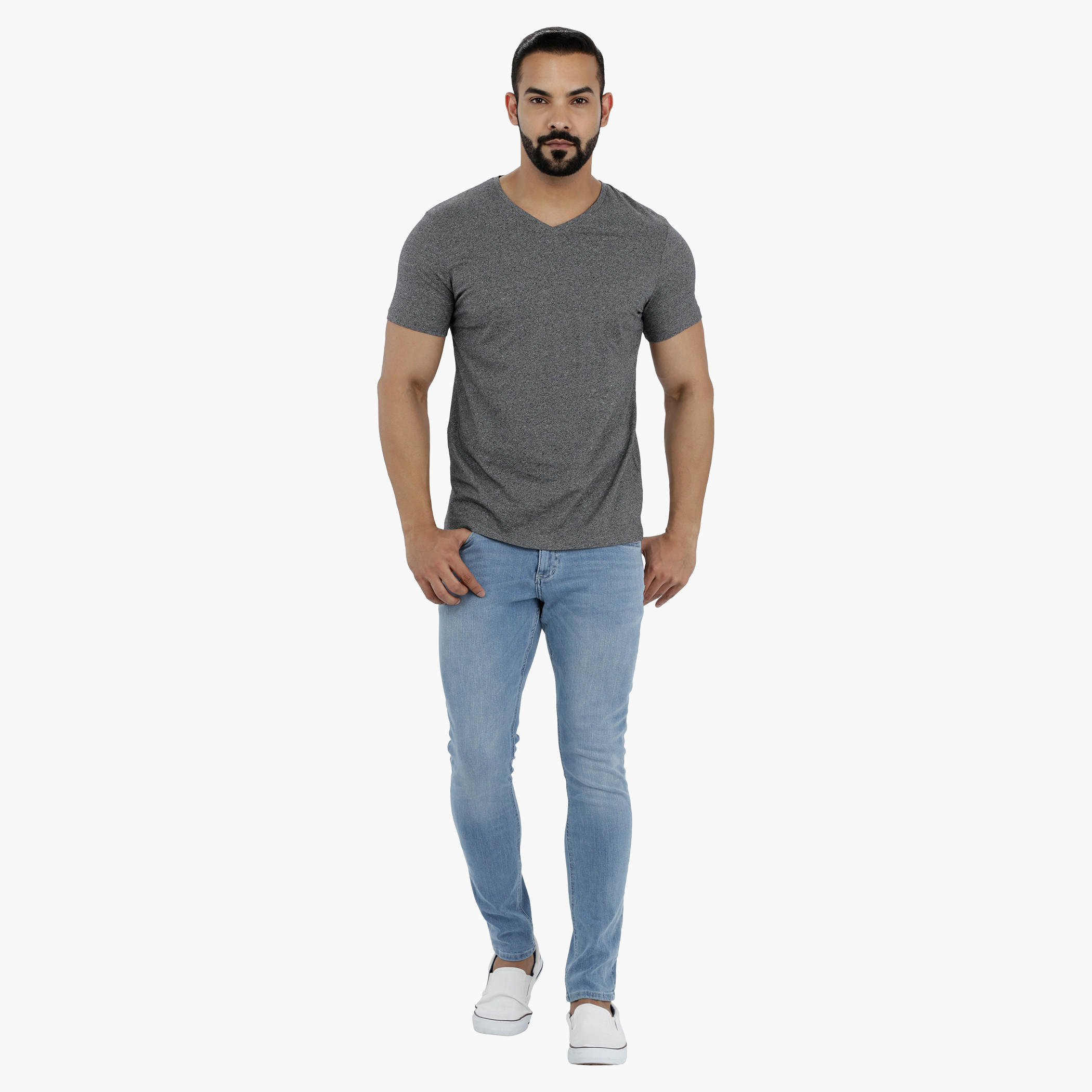 V-Neck T-Shirt with Short Sleeves-men-clothing-tshirtsandpolos-tshirts-image-5
