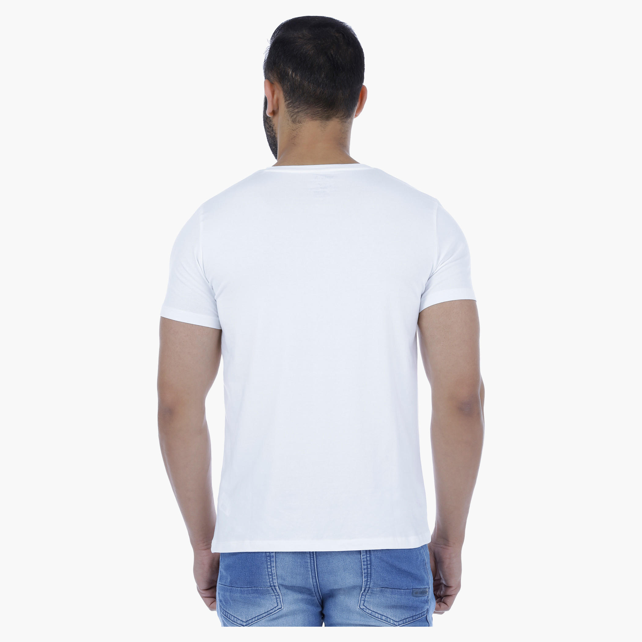 V-neck T-Shirt with Short Sleeves-men-clothing-tshirtsandpolos-tshirts-image-2