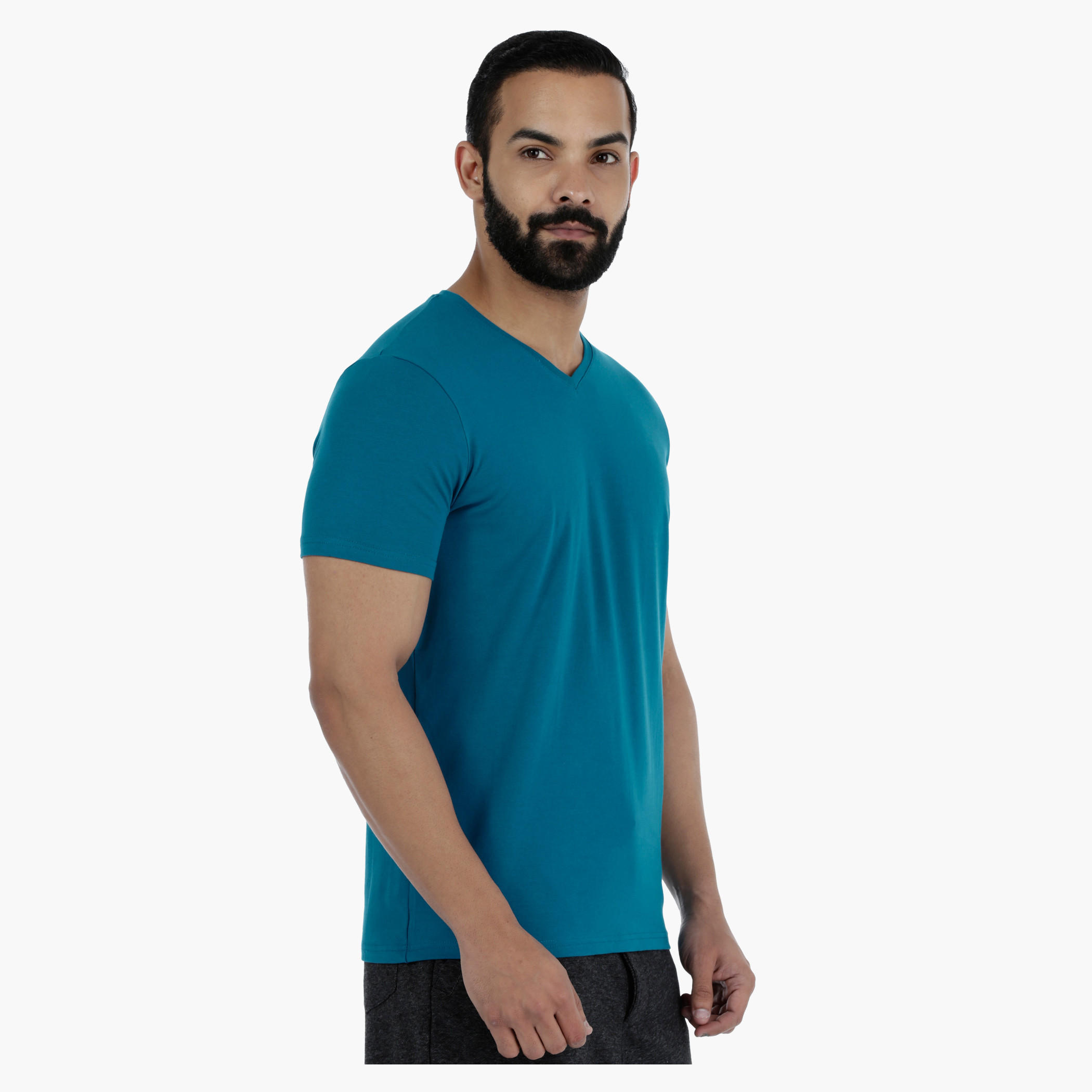 Short Sleeves T-Shirt with V-Neck-men-clothing-tshirtsandpolos-tshirts-image-3