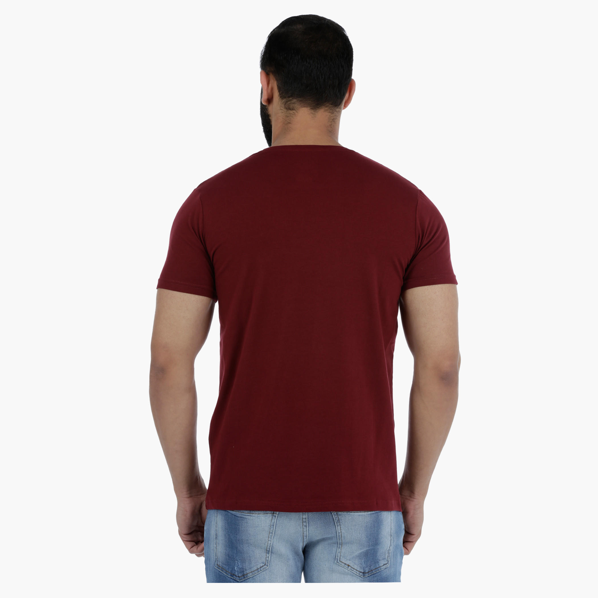 Casual Short Sleeves V-Neck T-Shirt in Slim Fit-men-clothing-tshirtsandpolos-tshirts-image-7