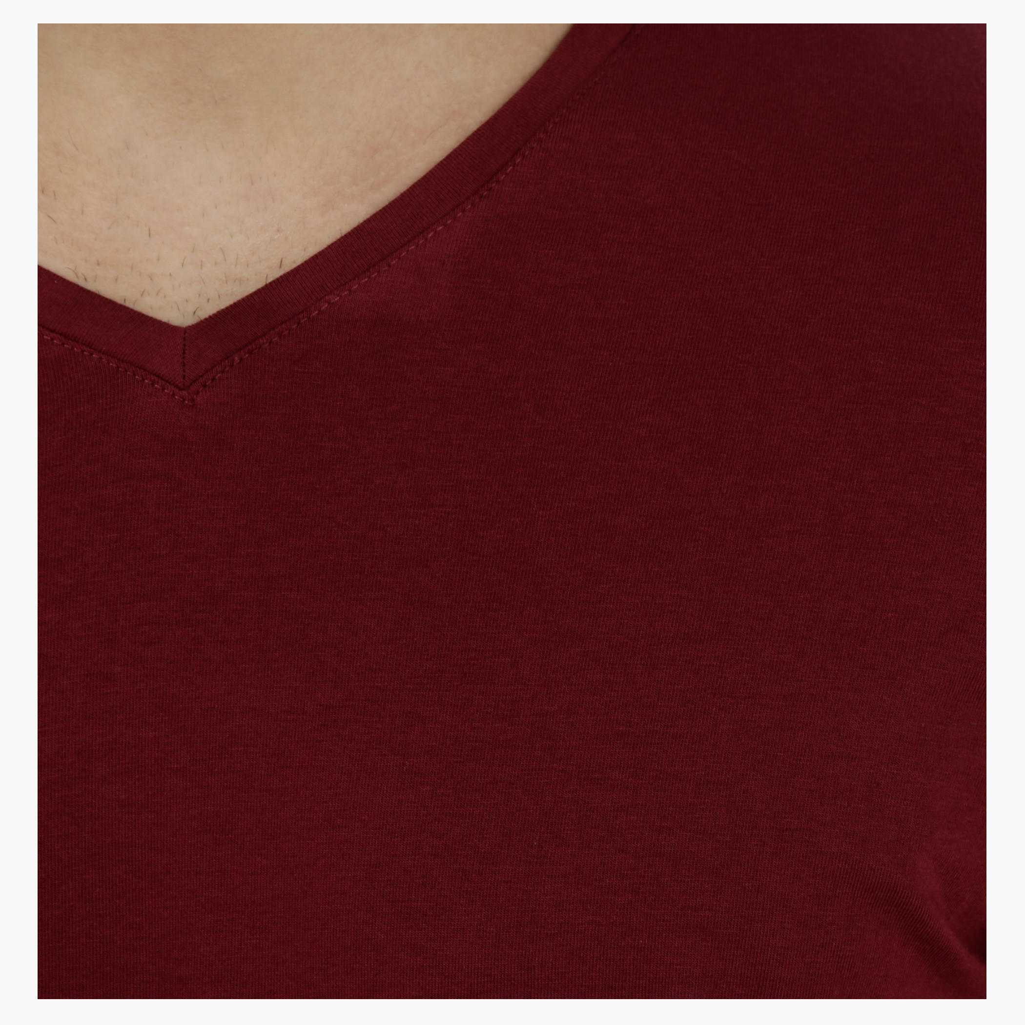 Casual Short Sleeves V-Neck T-Shirt in Slim Fit-men-clothing-tshirtsandpolos-tshirts-image-9
