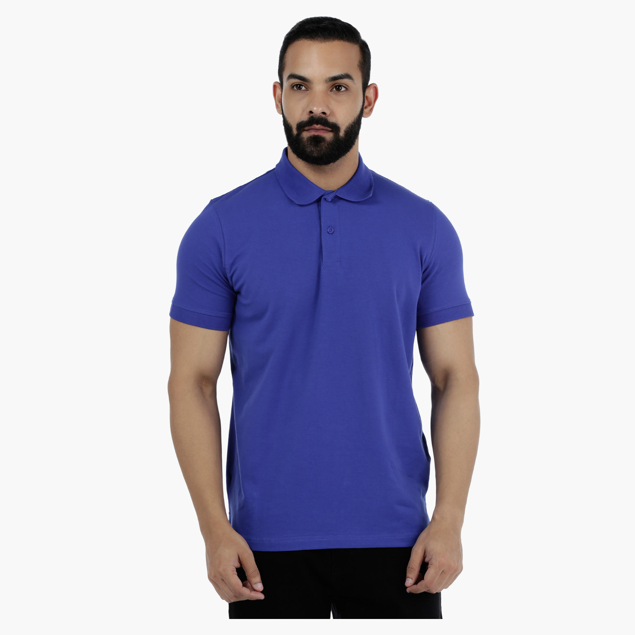 Casual Short Sleeves Polo Neck T-Shirt in Regular Fit-men-clothing-tshirtsandpolos-polos-image-1