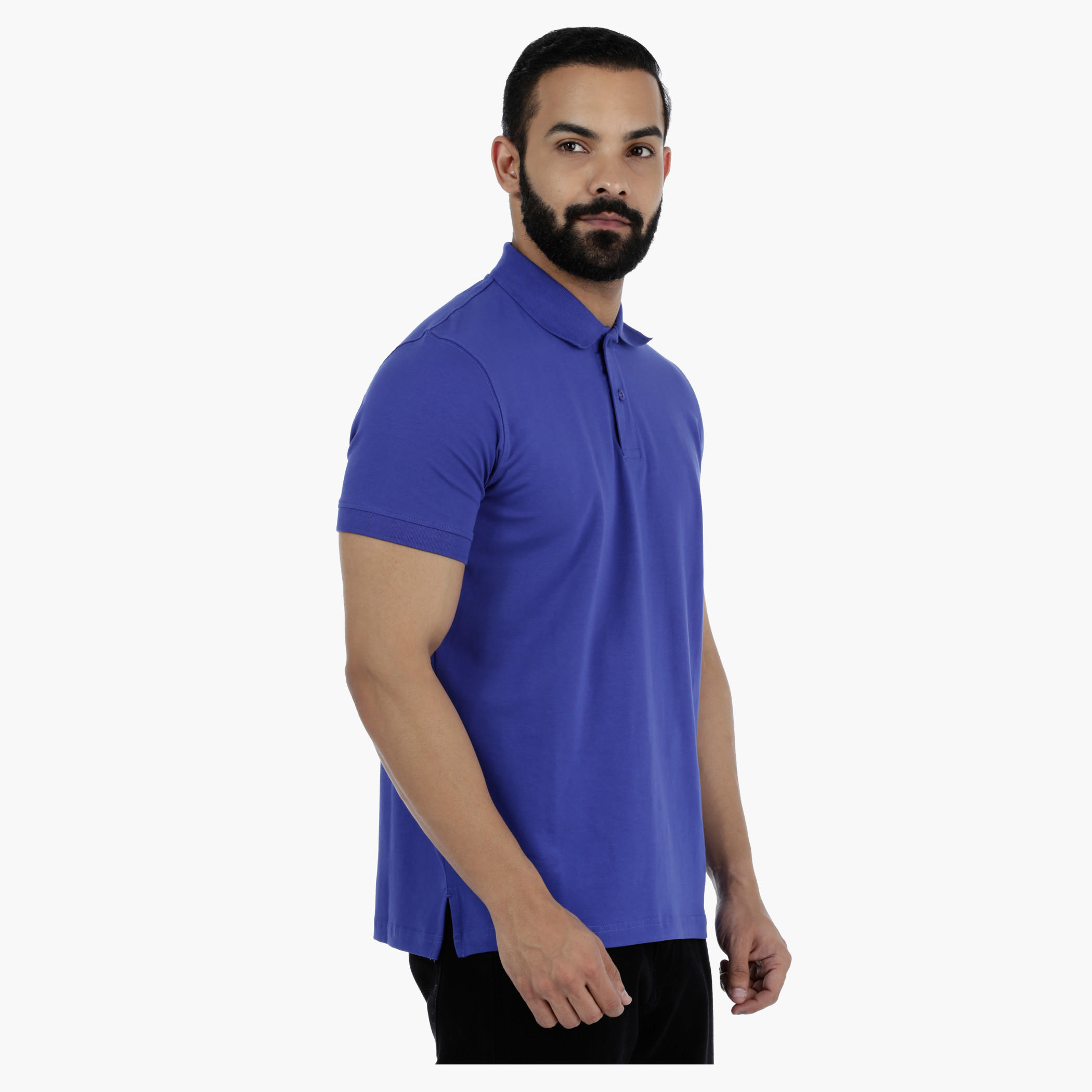 Casual Short Sleeves Polo Neck T-Shirt in Regular Fit-men-clothing-tshirtsandpolos-polos-image-3