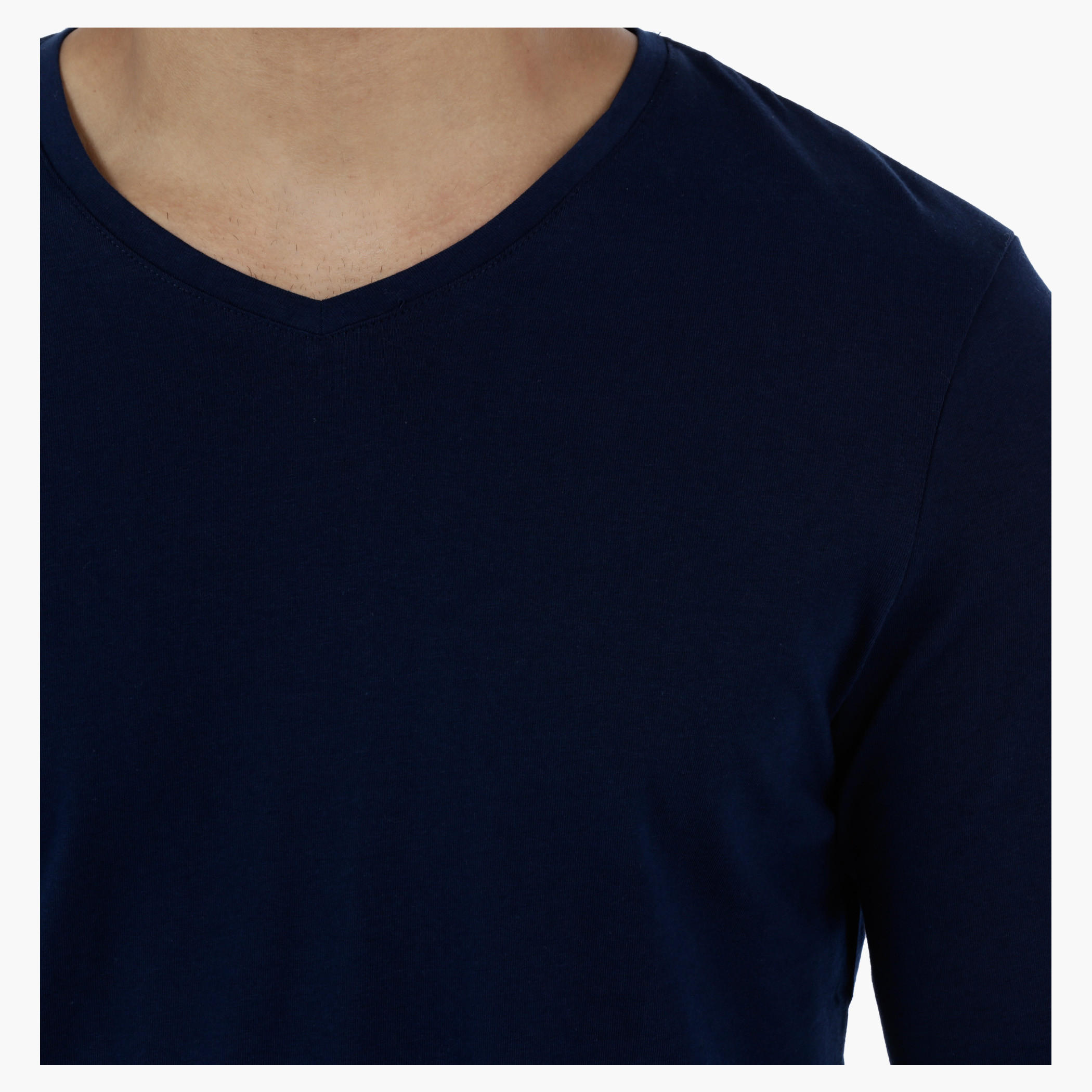 Casual Long Sleeves V-Neck T-Shirt in Slim Fit-men-clothing-tshirtsandpolos-tshirts-image-4