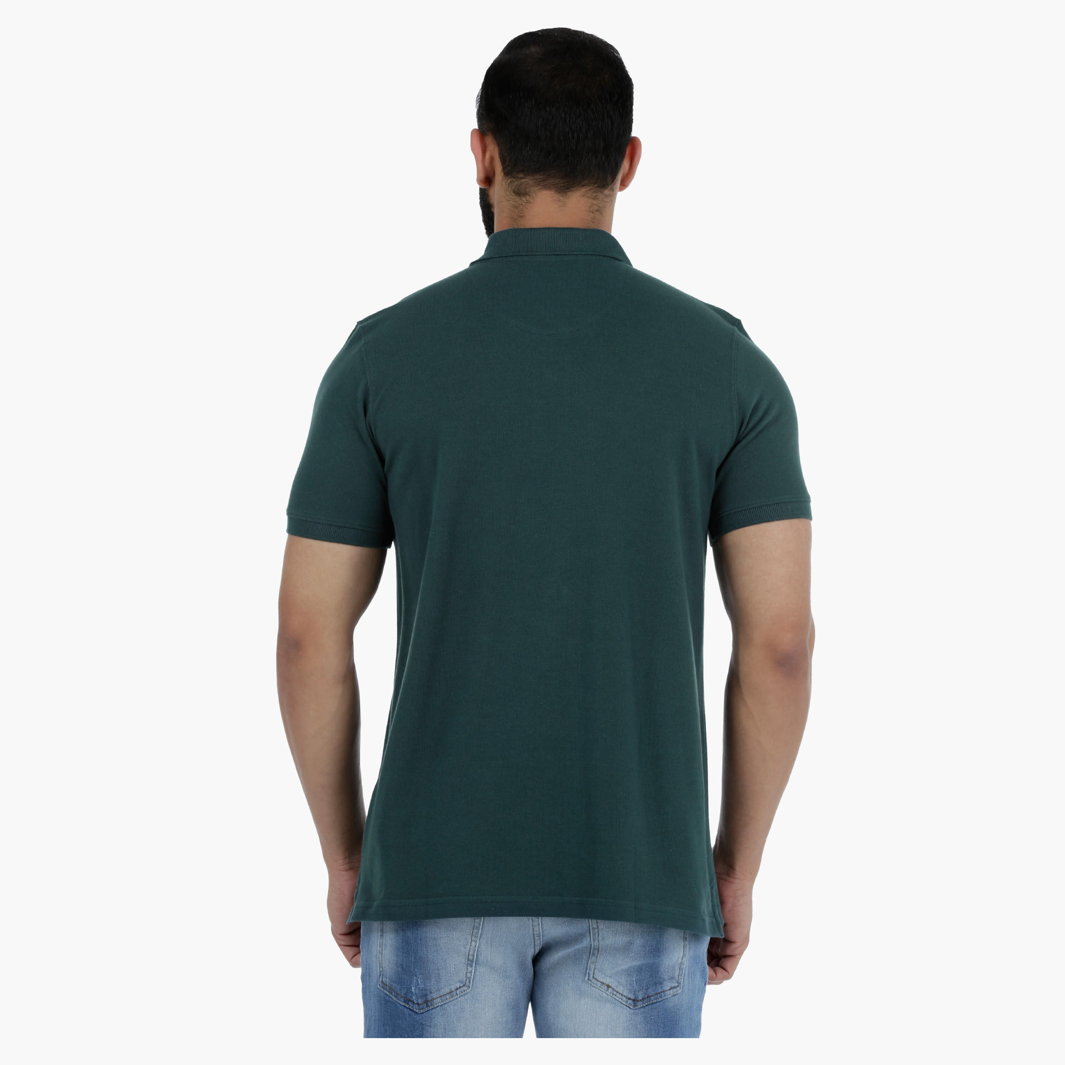 Casual Short Sleeves Polo Neck Cotton T-Shirt in Regular Fit-men-clothing-tshirtsandpolos-polos-image-2