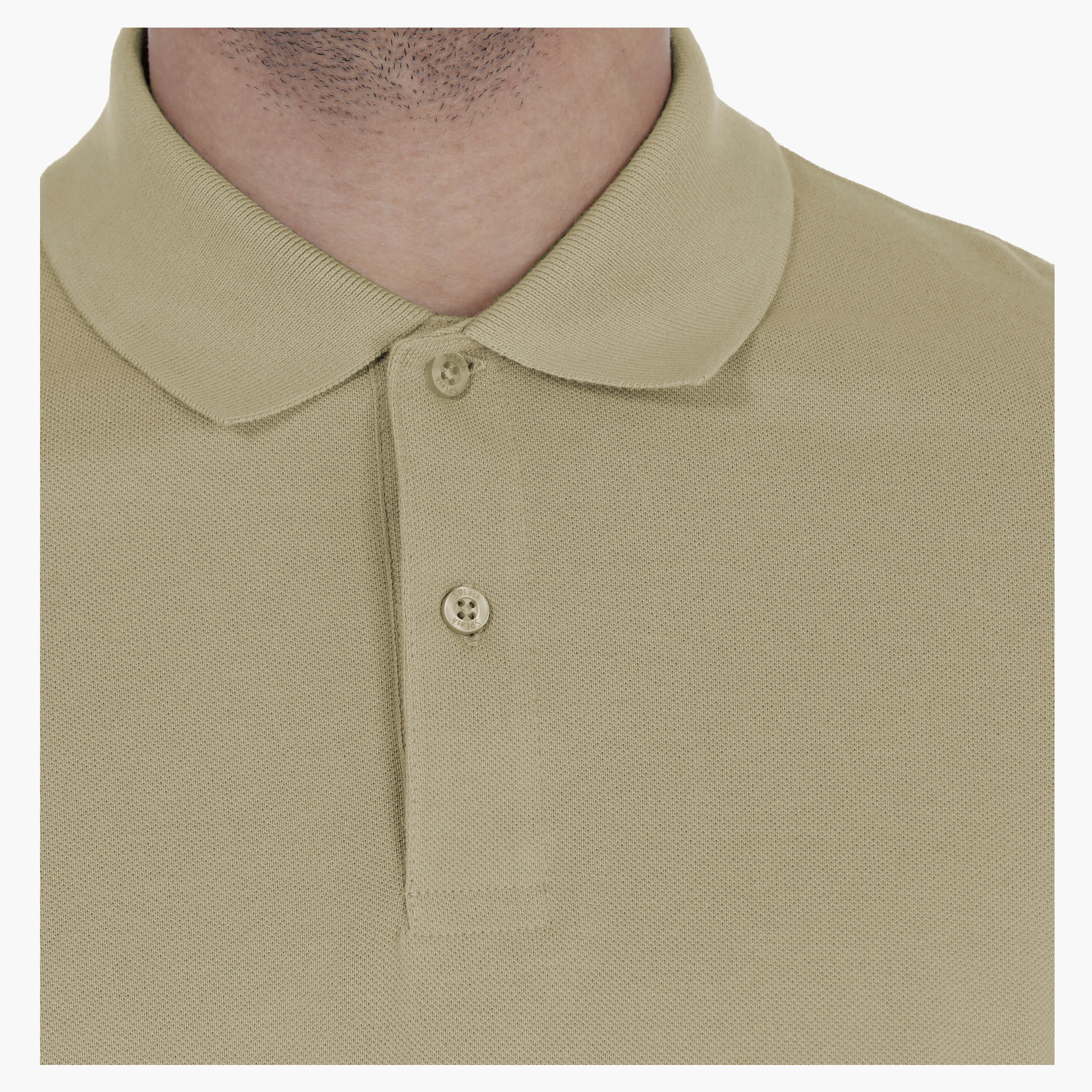 Basic Cotton T-Shirt with Polo Neck and Short Sleeves in Regular Fit-men-clothing-tshirtsandpolos-polos-image-4