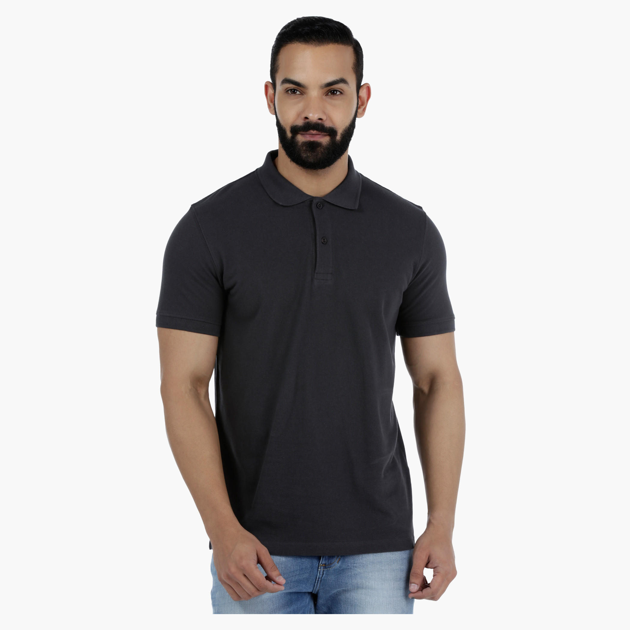 Casual Short Sleeves Polo Neck Cotton T-Shirt in Regular Fit-men-clothing-tshirtsandpolos-polos-image-11