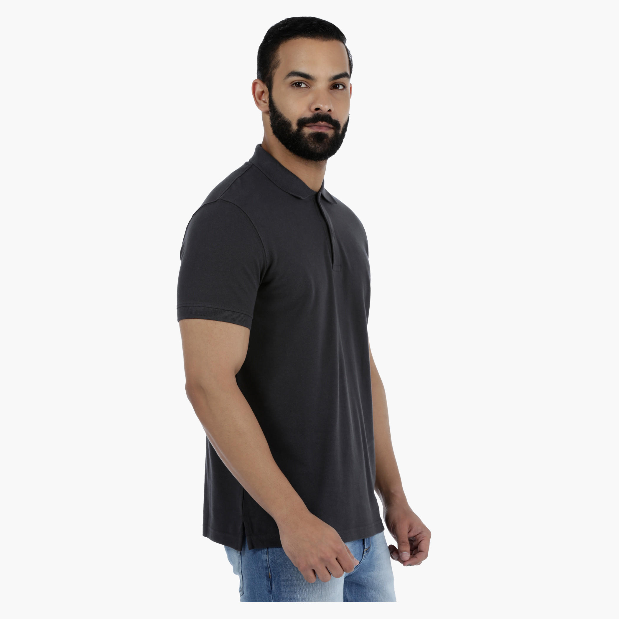 Casual Short Sleeves Polo Neck Cotton T-Shirt in Regular Fit-men-clothing-tshirtsandpolos-polos-image-13
