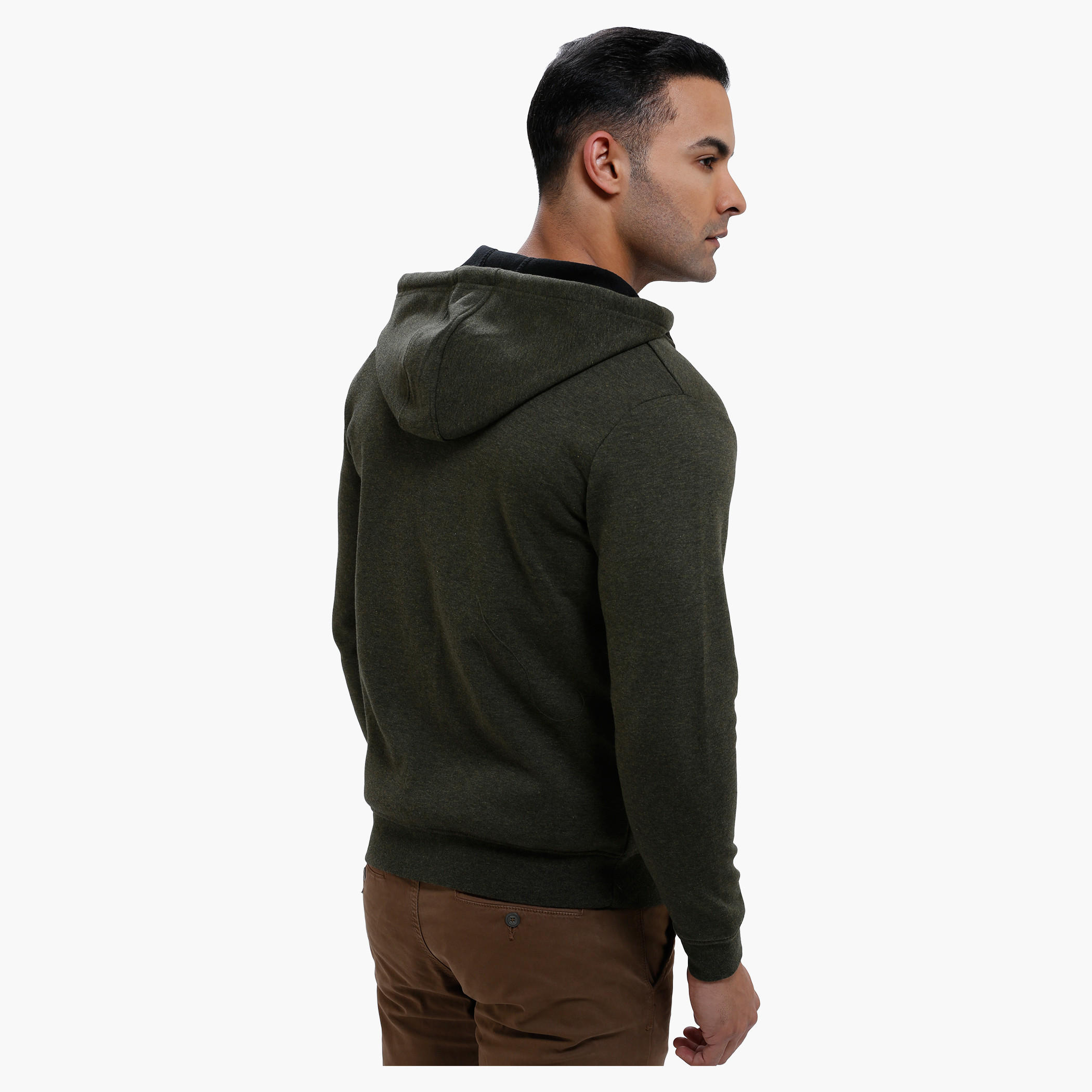 Hooded Long Sleeves Sweatshirt with Zip Closure-men-winterwear-hoodiesandsweatshirts-image-7