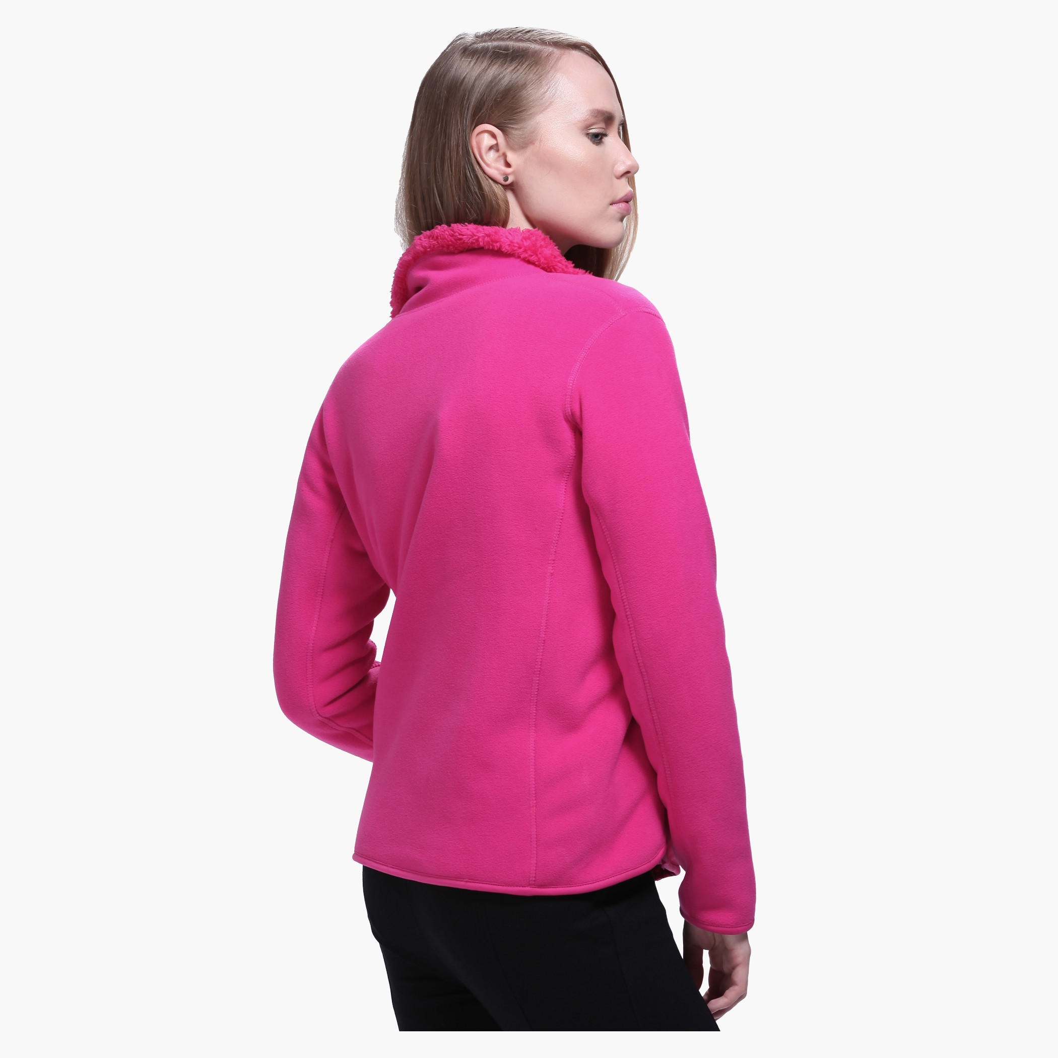 Zippered Jacket with Long Sleeves-women-winterwear-hoodiesandsweatshirts-sweatshirts-image-2