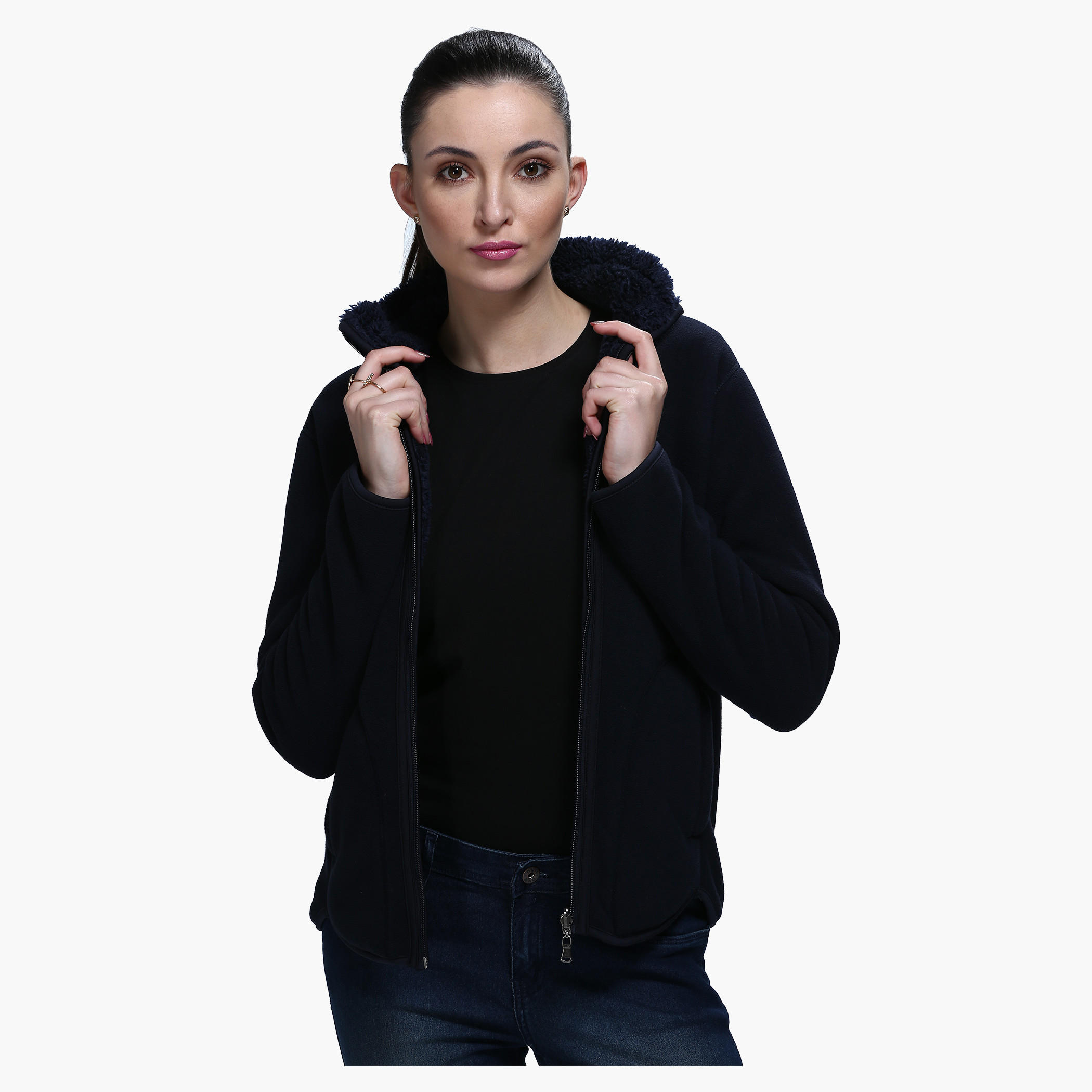 Long Sleeves Jacket with Hood-women-winterwear-coatsandjackets-jackets-image-5