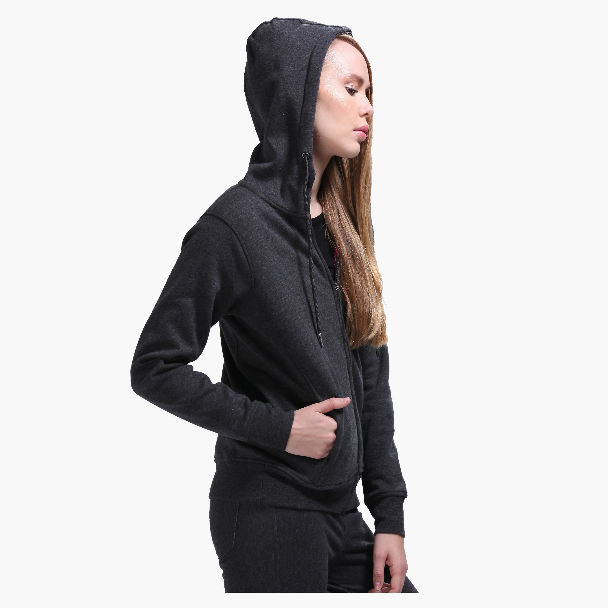 Solid Colour Hooded Jacket-women-winterwear-hoodiesandsweatshirts-hoodies-image-3