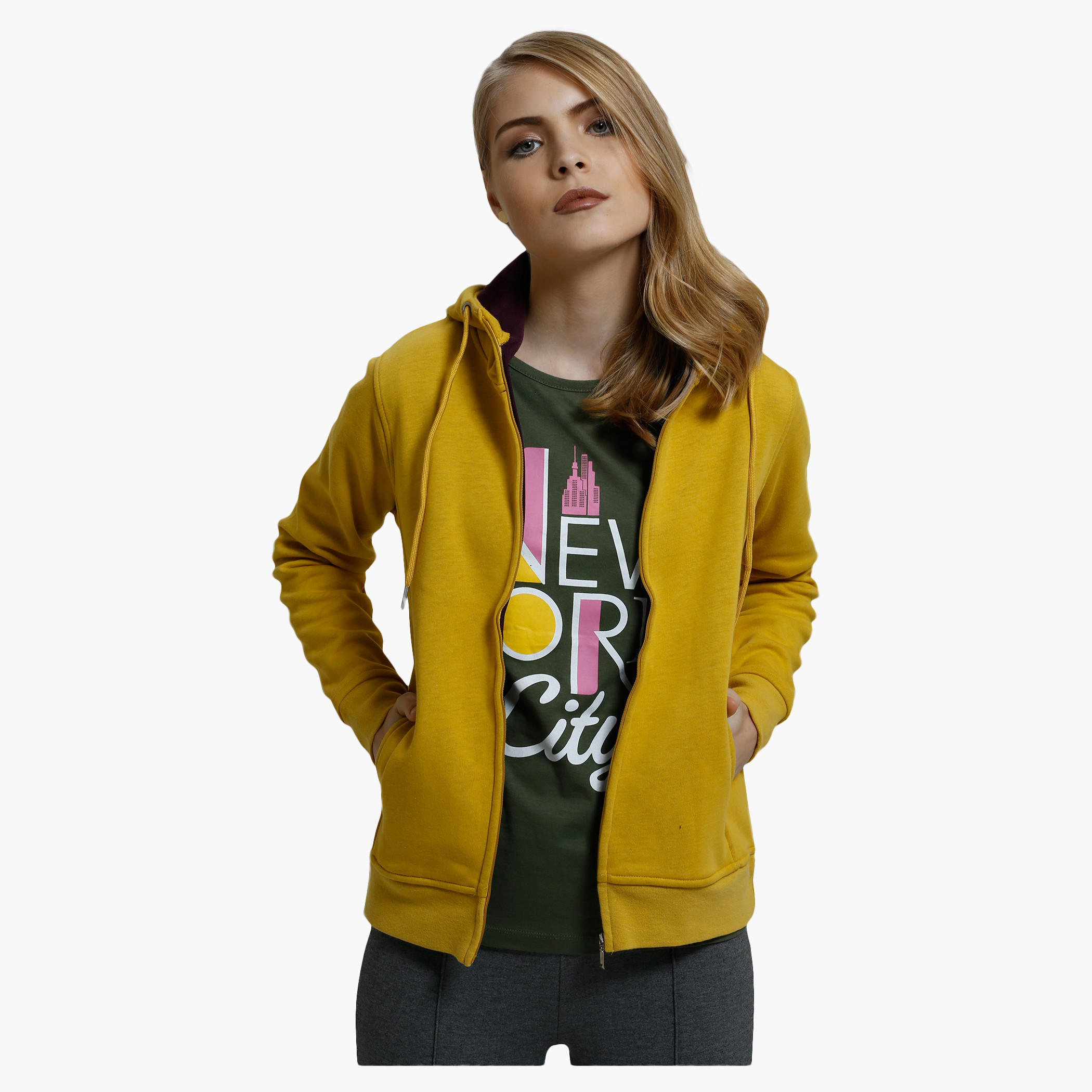 Long Sleeves Jacket with Hood-women-winterwear-coatsandjackets-jackets-image-1