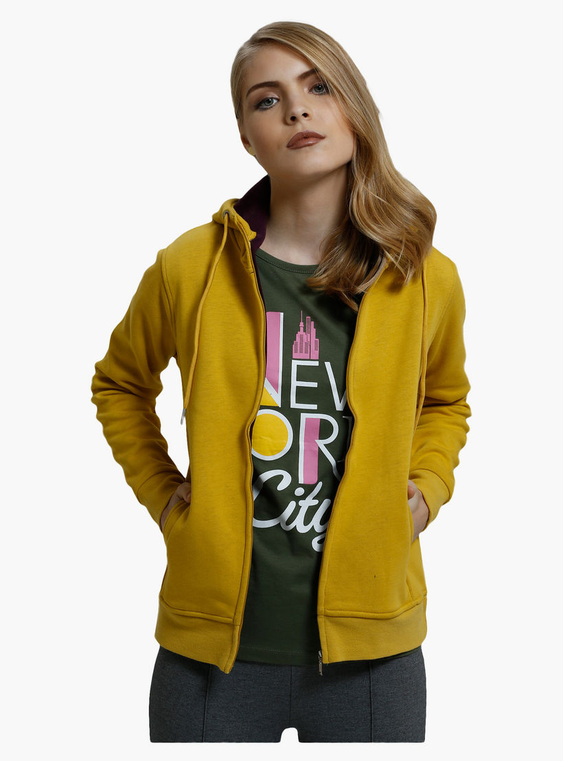 Long Sleeves Jacket with Hood-women-winterwear-coatsandjackets-jackets-image-1