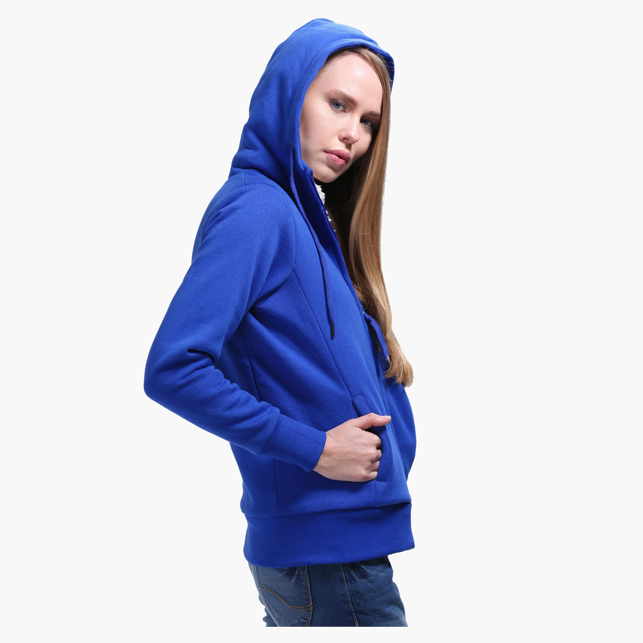 Solid Colour Hooded Jacket-women-winterwear-hoodiesandsweatshirts-hoodies-image-3