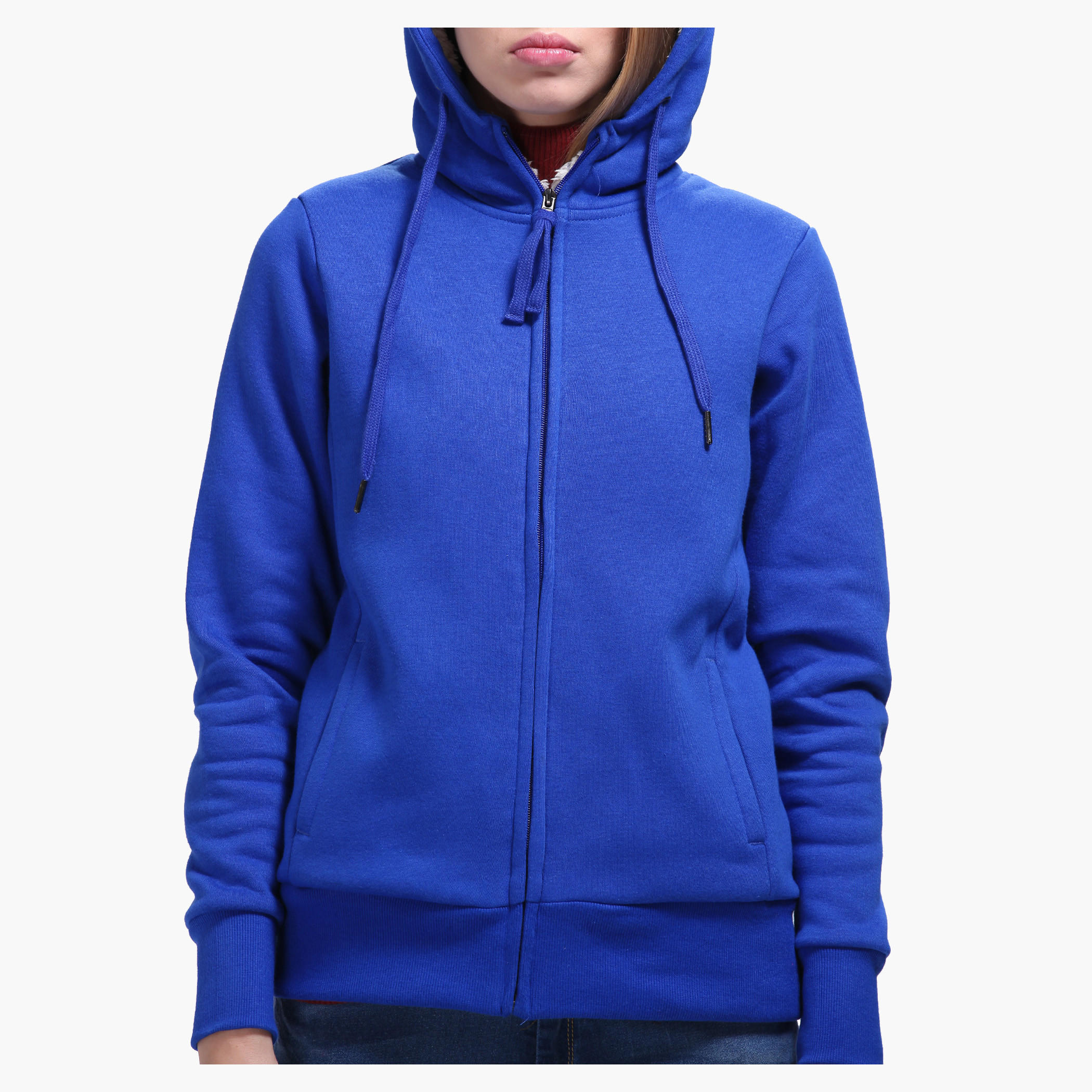 Solid Colour Hooded Jacket-women-winterwear-hoodiesandsweatshirts-hoodies-image-4