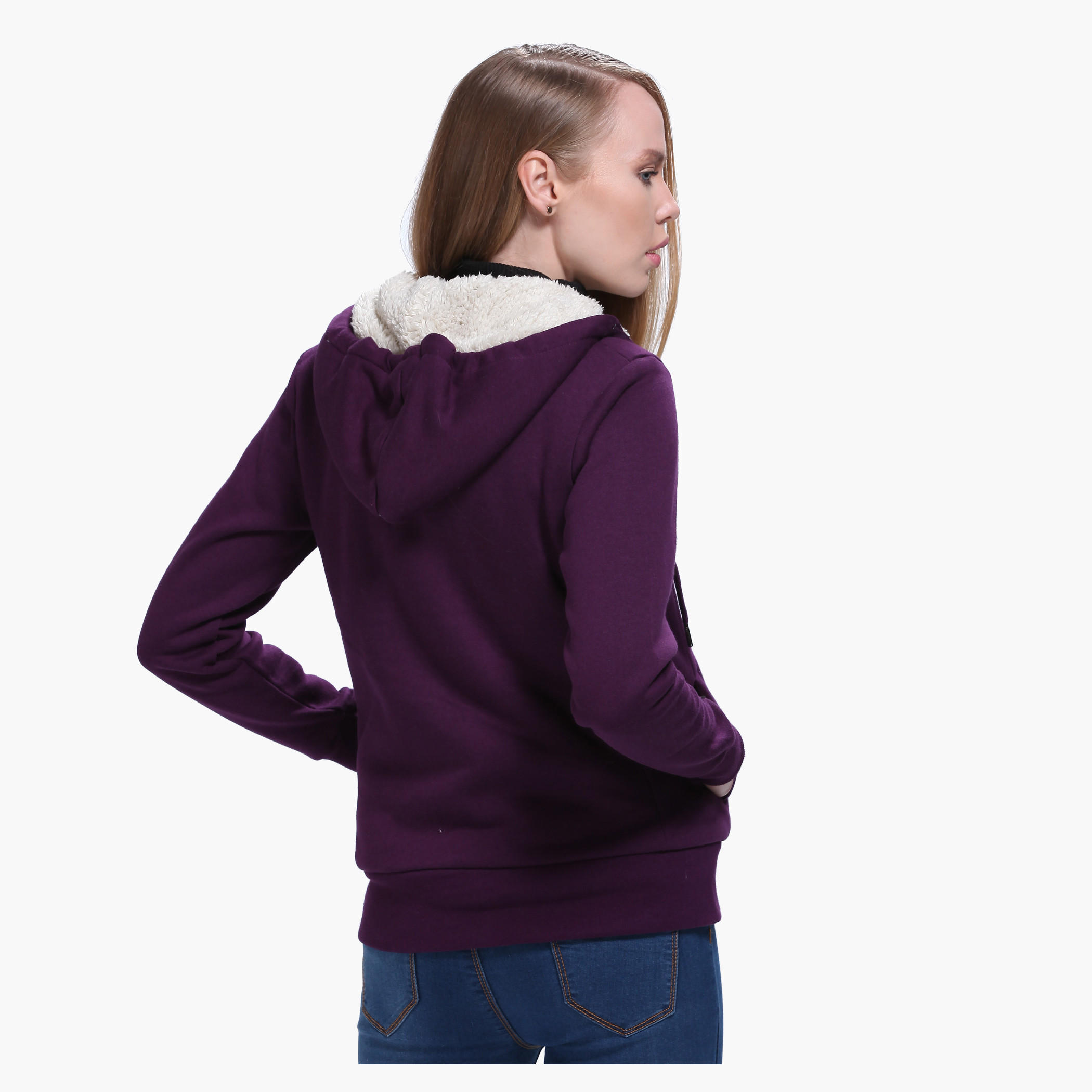 Solid Colour Hooded Jacket-women-winterwear-hoodiesandsweatshirts-hoodies-image-12
