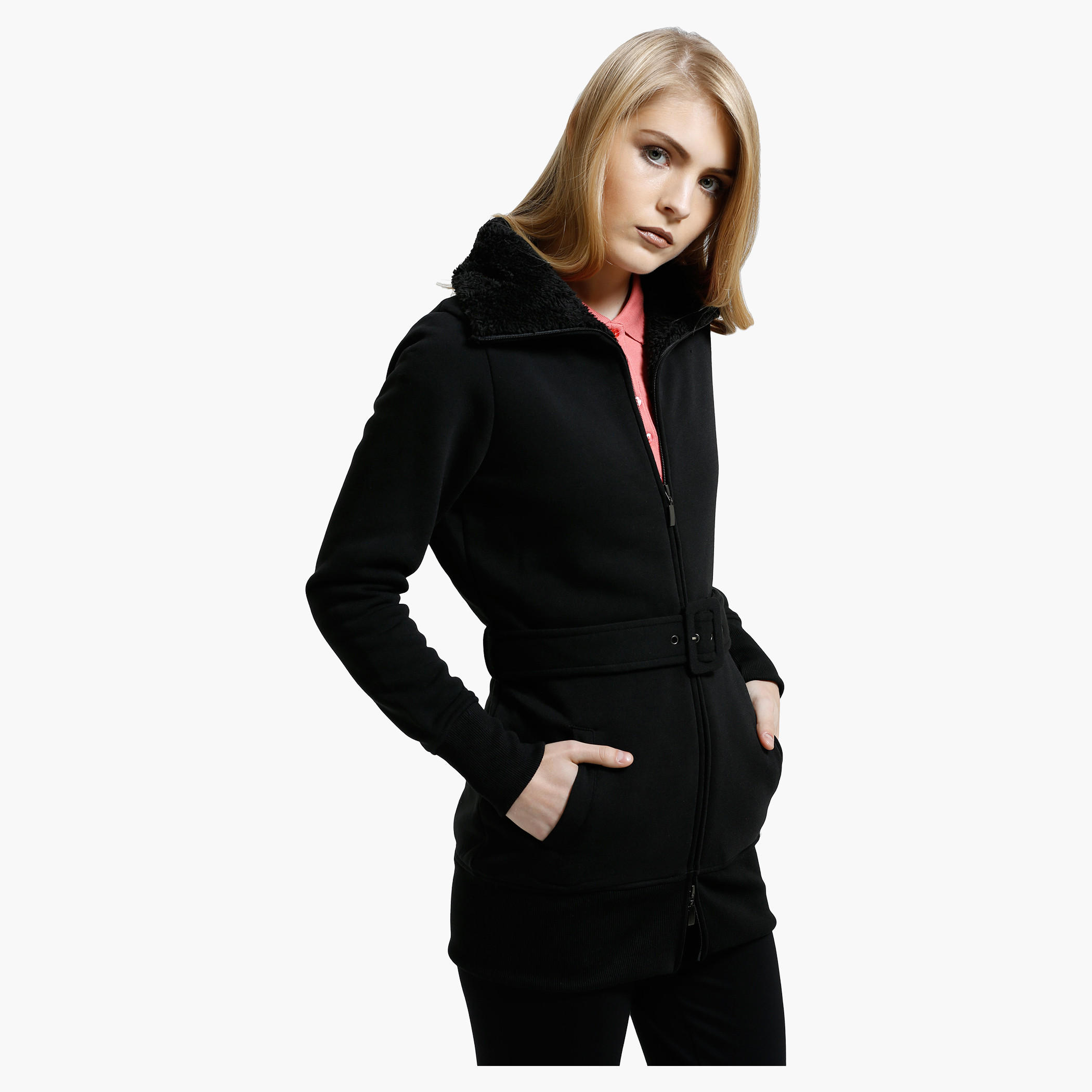 Long Sleeves Jacket with Hood-women-winterwear-coatsandjackets-jackets-image-1