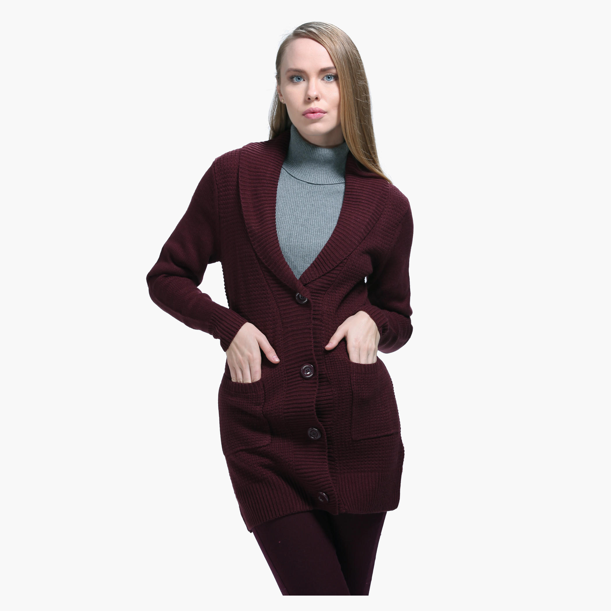 Textured Sweater with Long Sleeves-women-clothing-cardigansandjumpers-jumpers-image-6