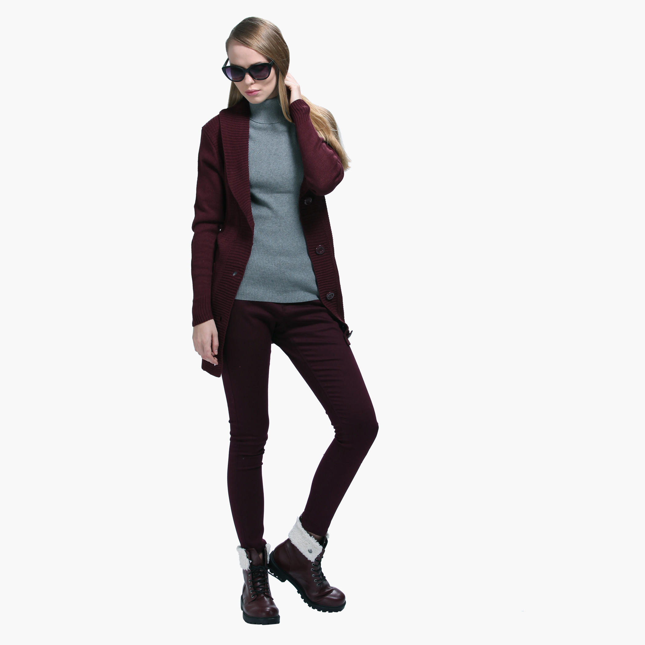 Textured Sweater with Long Sleeves-women-clothing-cardigansandjumpers-jumpers-image-10