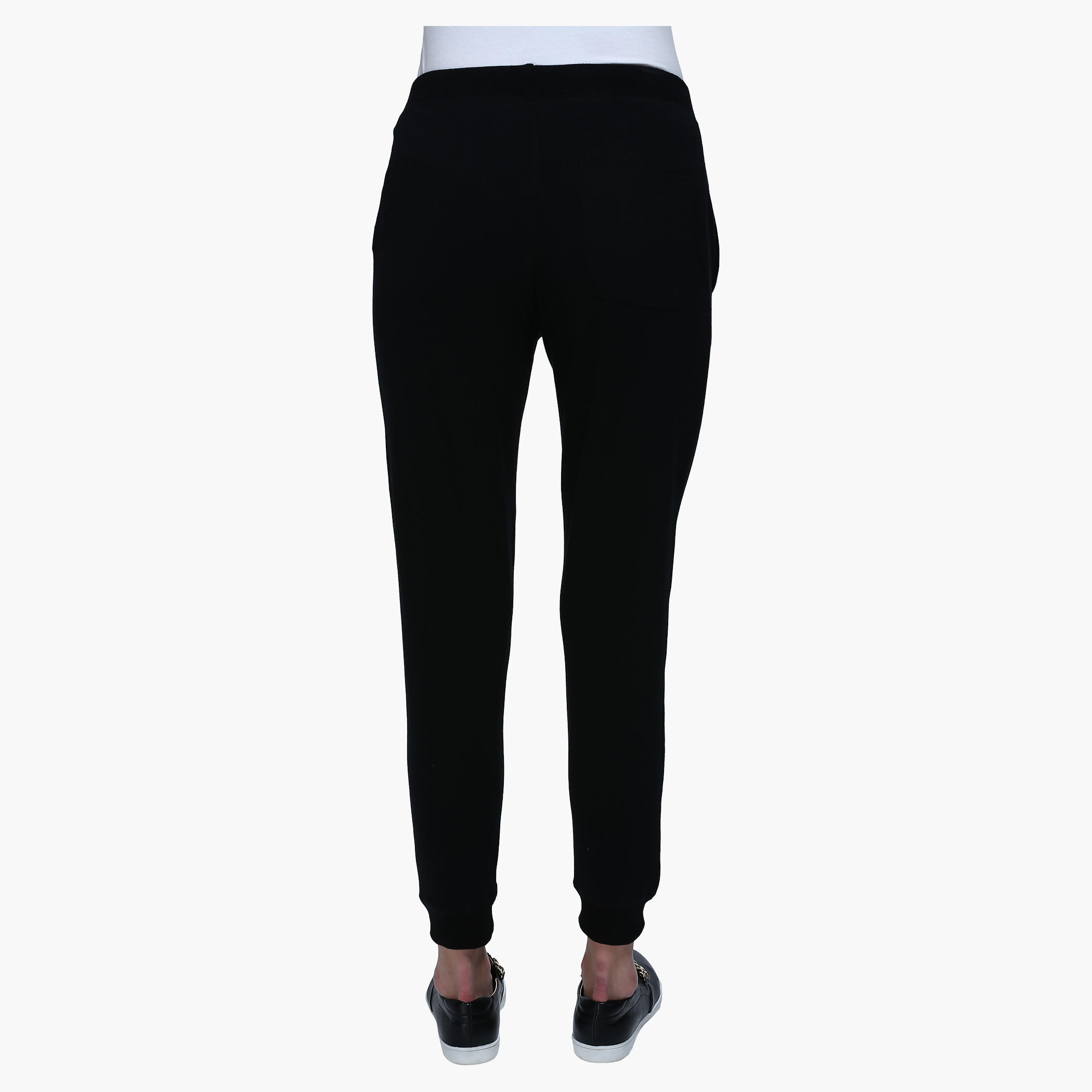 Knitted Jog Pants with Drawstring Waistband and Ribbed Cuffs-women-clothing-bottoms-joggers-image-2