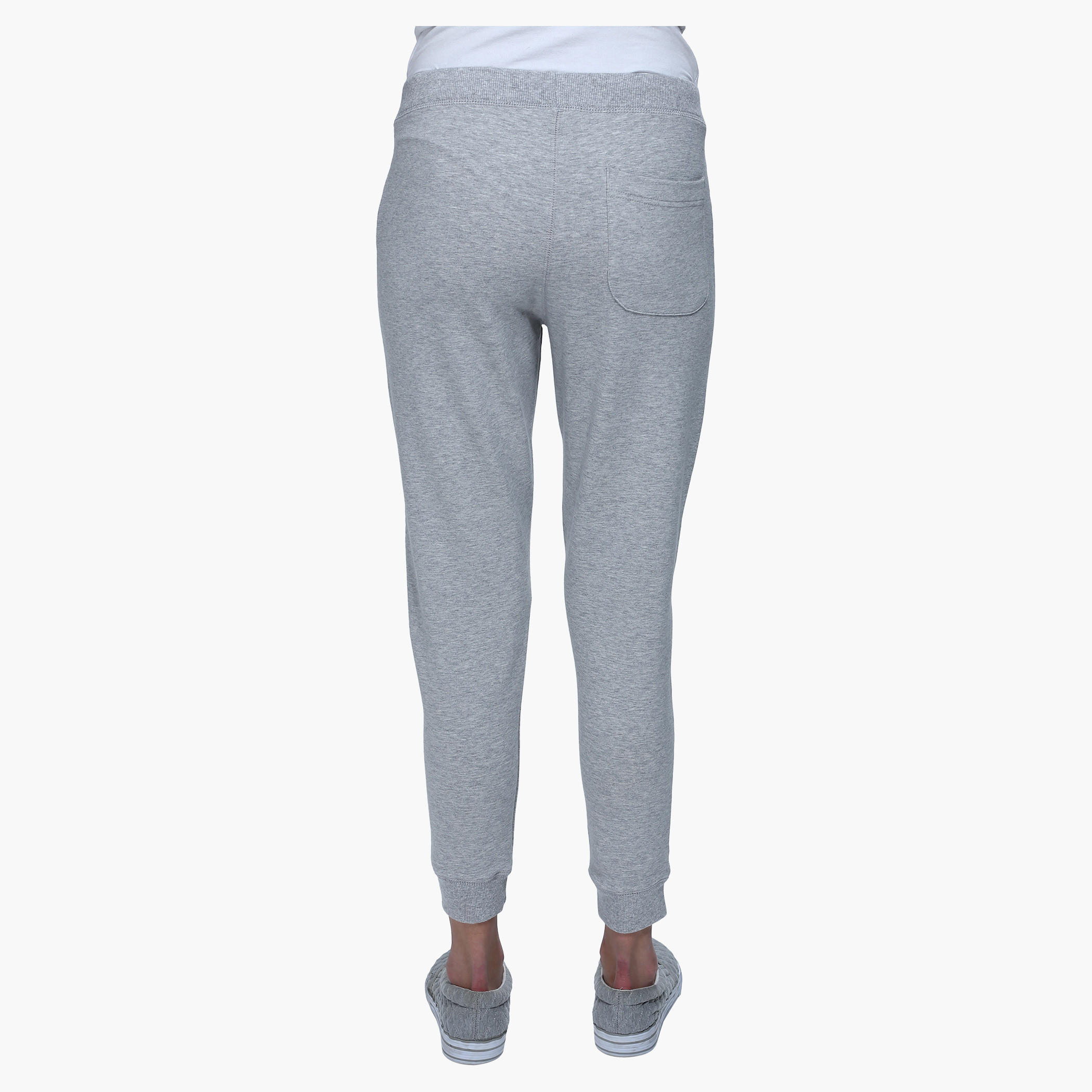 Knitted Jog Pants with Drawstring Waistband and Ribbed Cuffs-women-clothing-bottoms-joggers-image-7