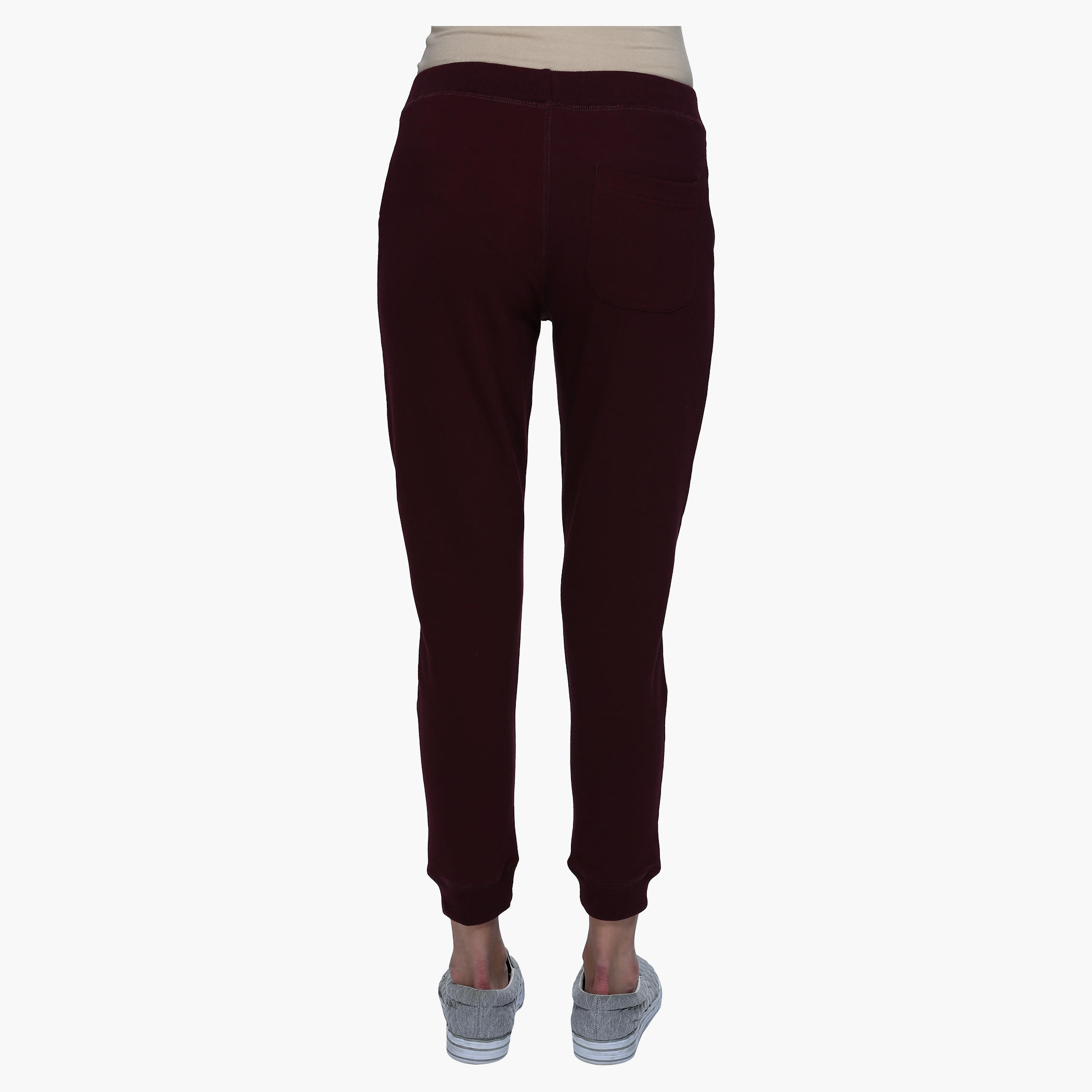 Knitted Jog Pants with Drawstring Waistband and Ribbed Cuffs-women-clothing-bottoms-joggers-image-12