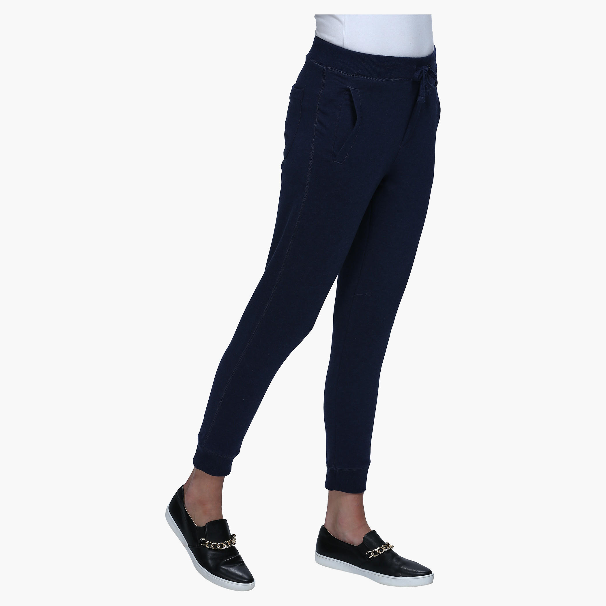 Knitted Jog Pants with Drawstring Waistband and Ribbed Cuffs-women-clothing-bottoms-joggers-image-18