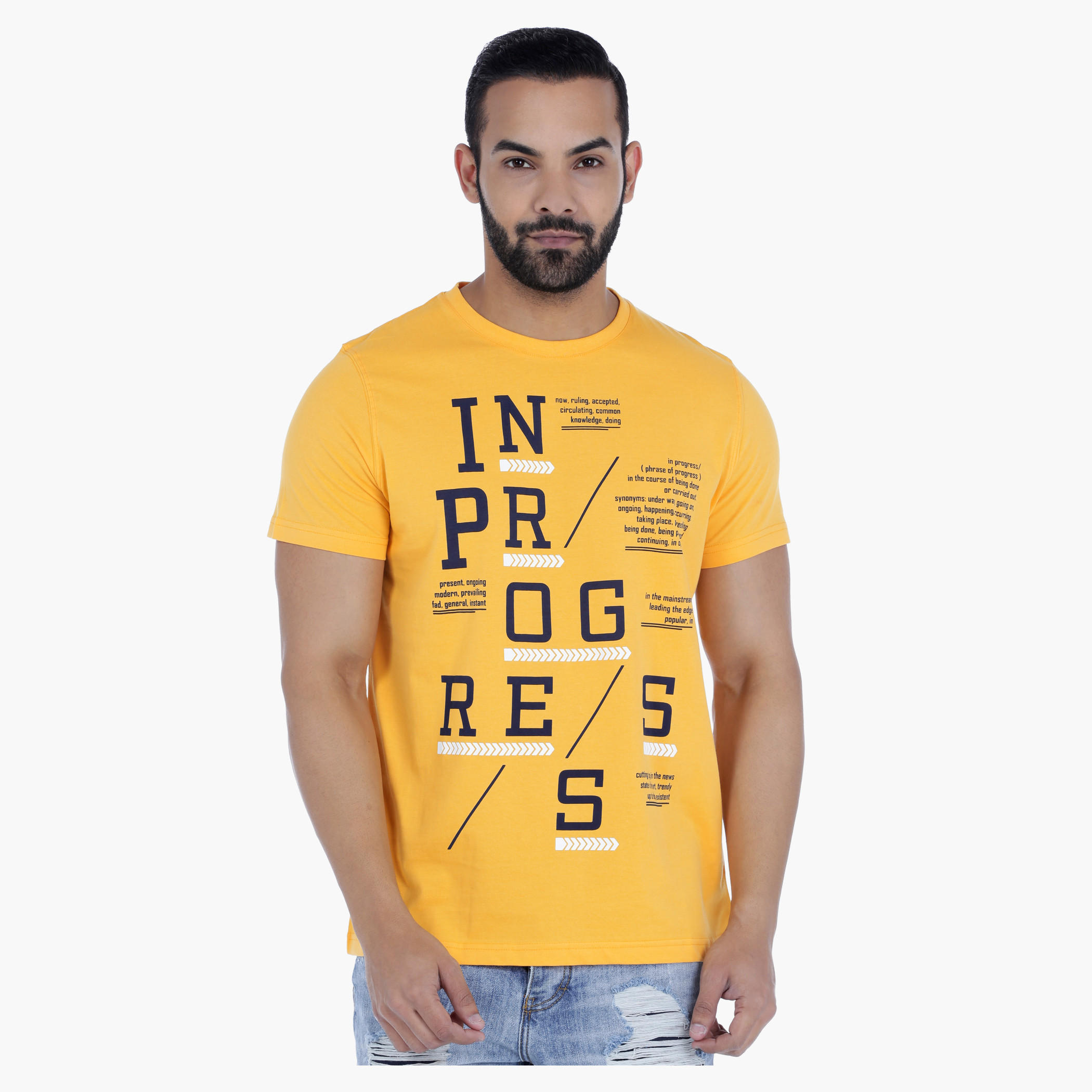 Printed T-shirt with Crew Neck-men-clothing-tshirtsandpolos-tshirts-image-1