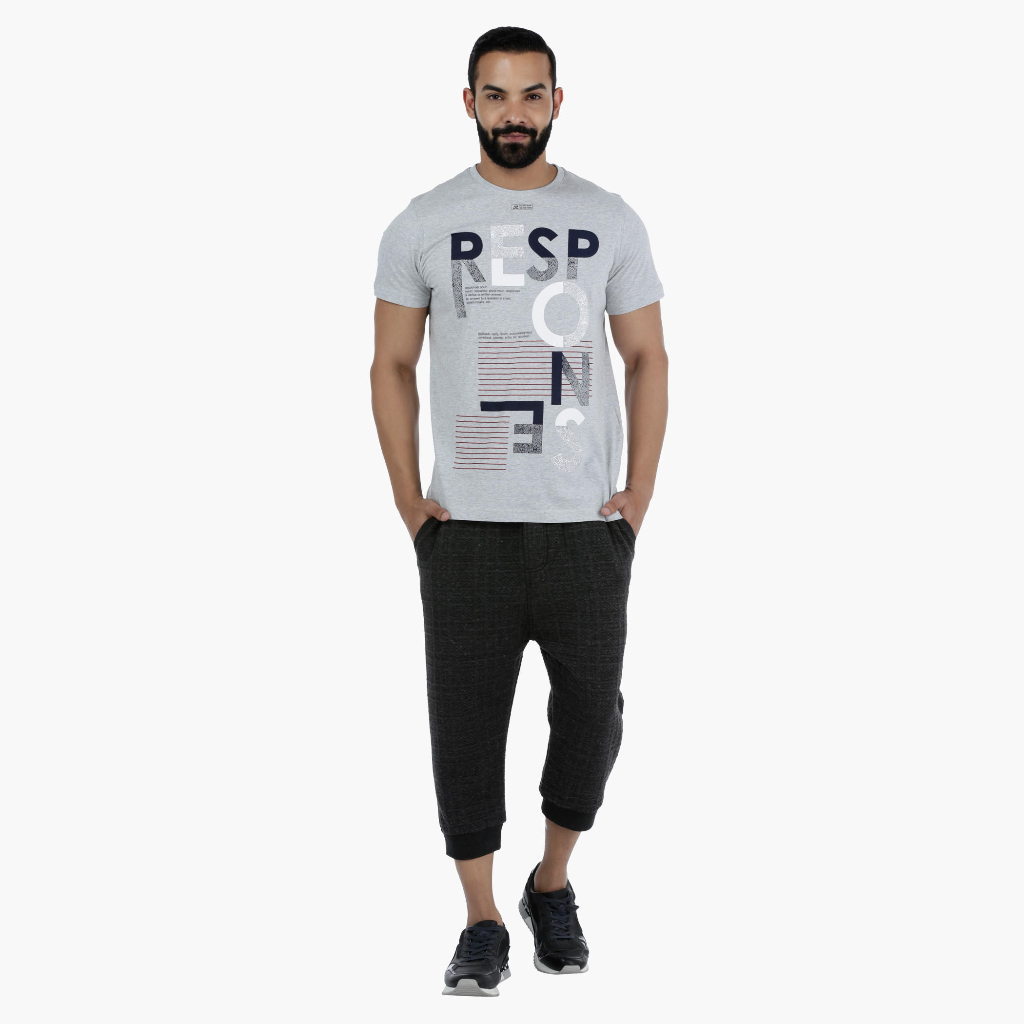 Printed T-Shirt with Short Sleeves-men-clothing-tshirtsandpolos-tshirts-image-1