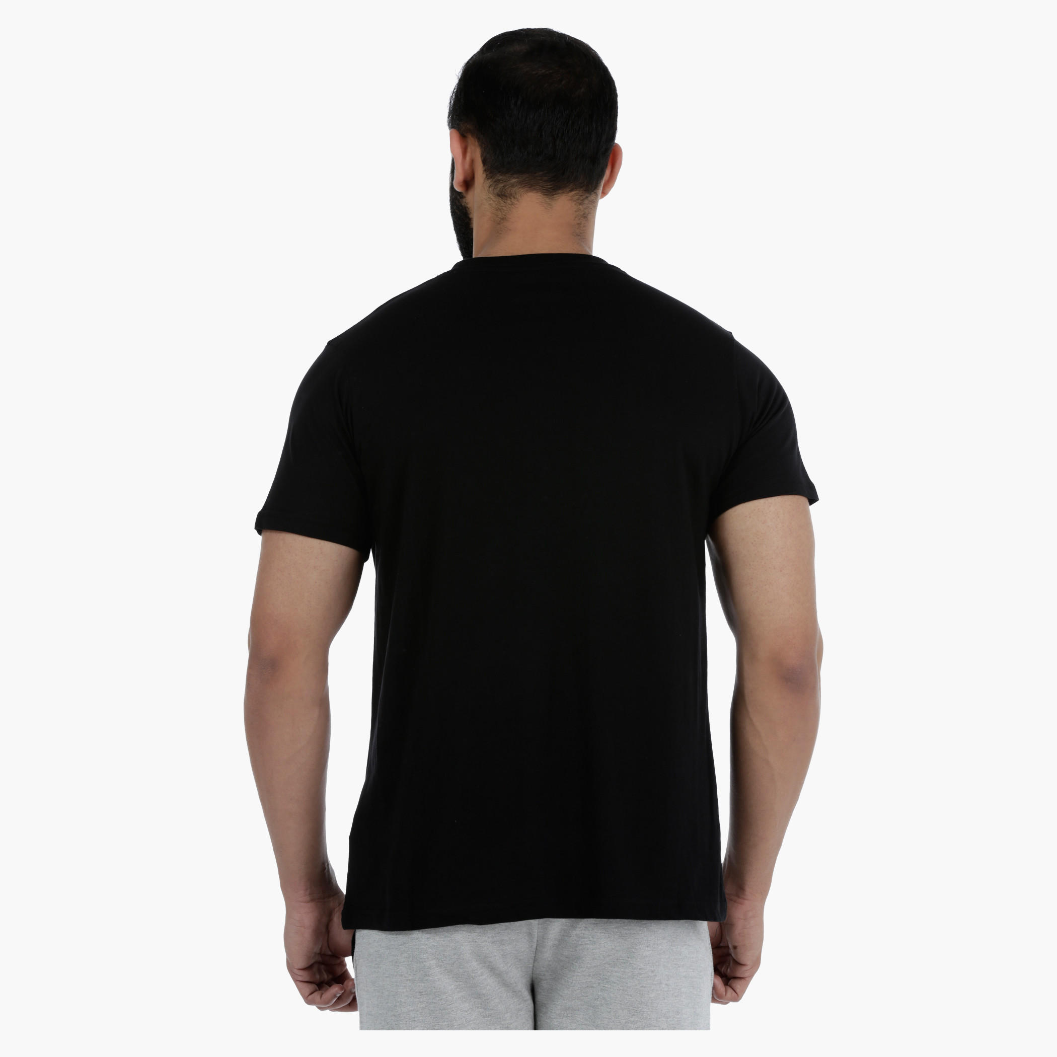 Printed T-Shirt with Short Sleeves-men-clothing-tshirtsandpolos-tshirts-image-2
