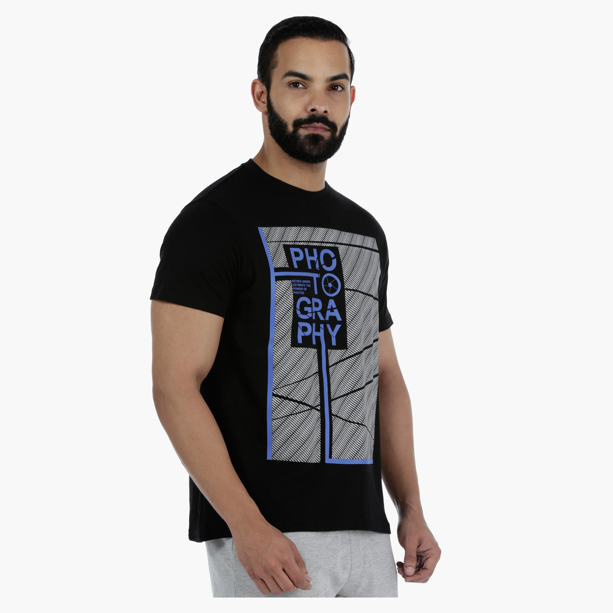 Printed T-Shirt with Short Sleeves-men-clothing-tshirtsandpolos-tshirts-image-3