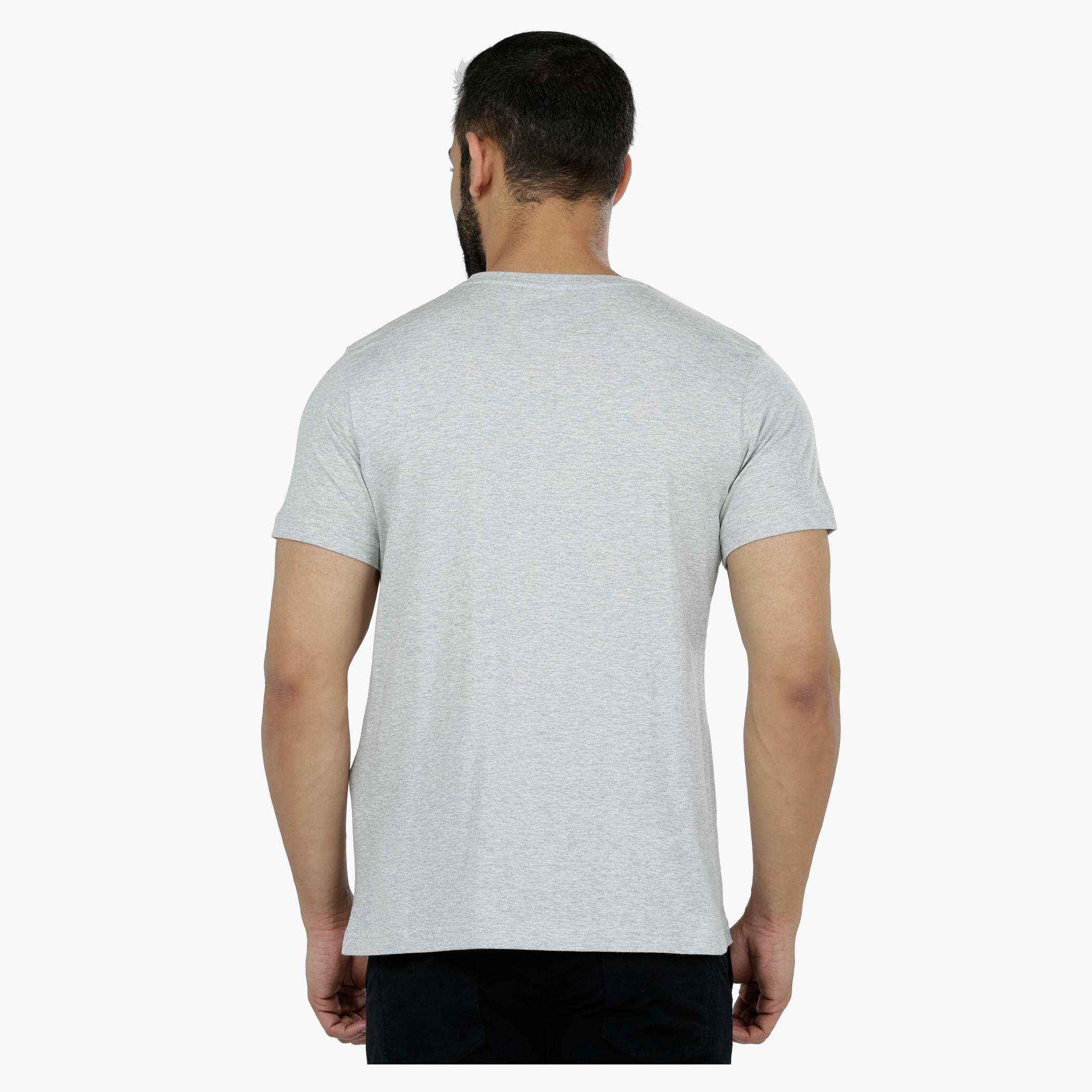 Printed Round Neck Short Sleeves Cotton T-Shirt-men-clothing-tshirtsandpolos-tshirts-image-2
