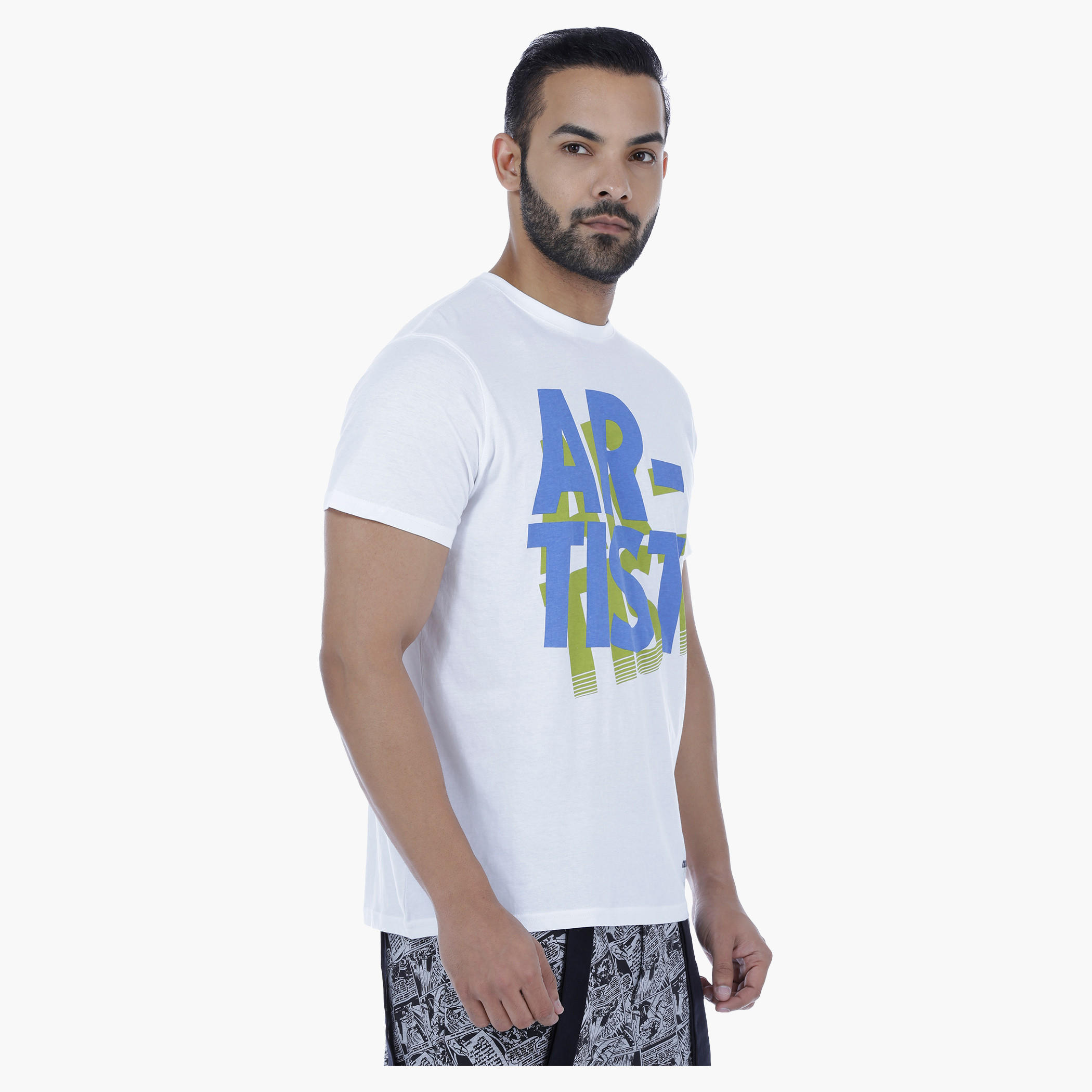 Printed T-Shirt with Short Sleeves-men-clothing-tshirtsandpolos-tshirts-image-3