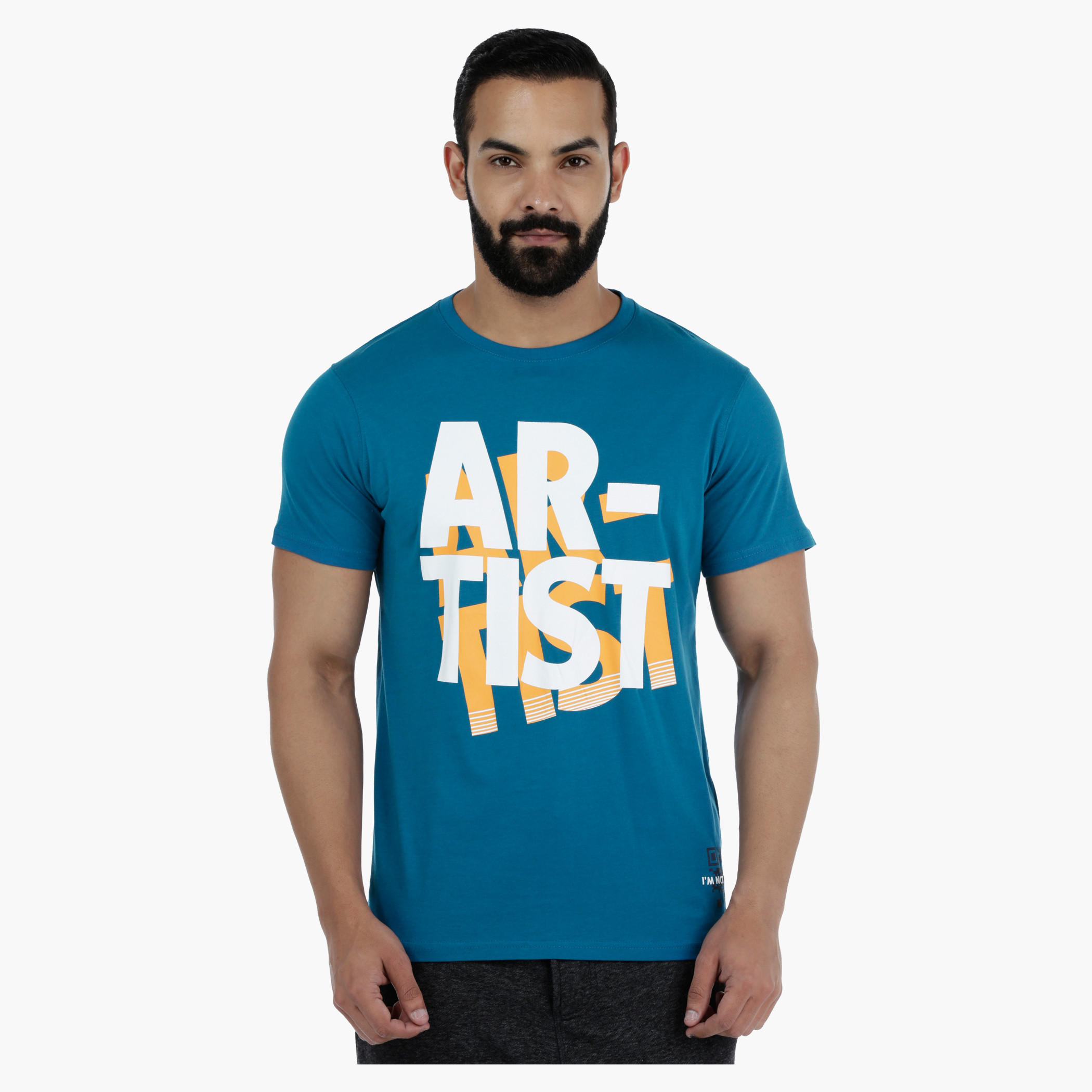 Printed T-Shirt with Short Sleeves-men-clothing-tshirtsandpolos-tshirts-image-1