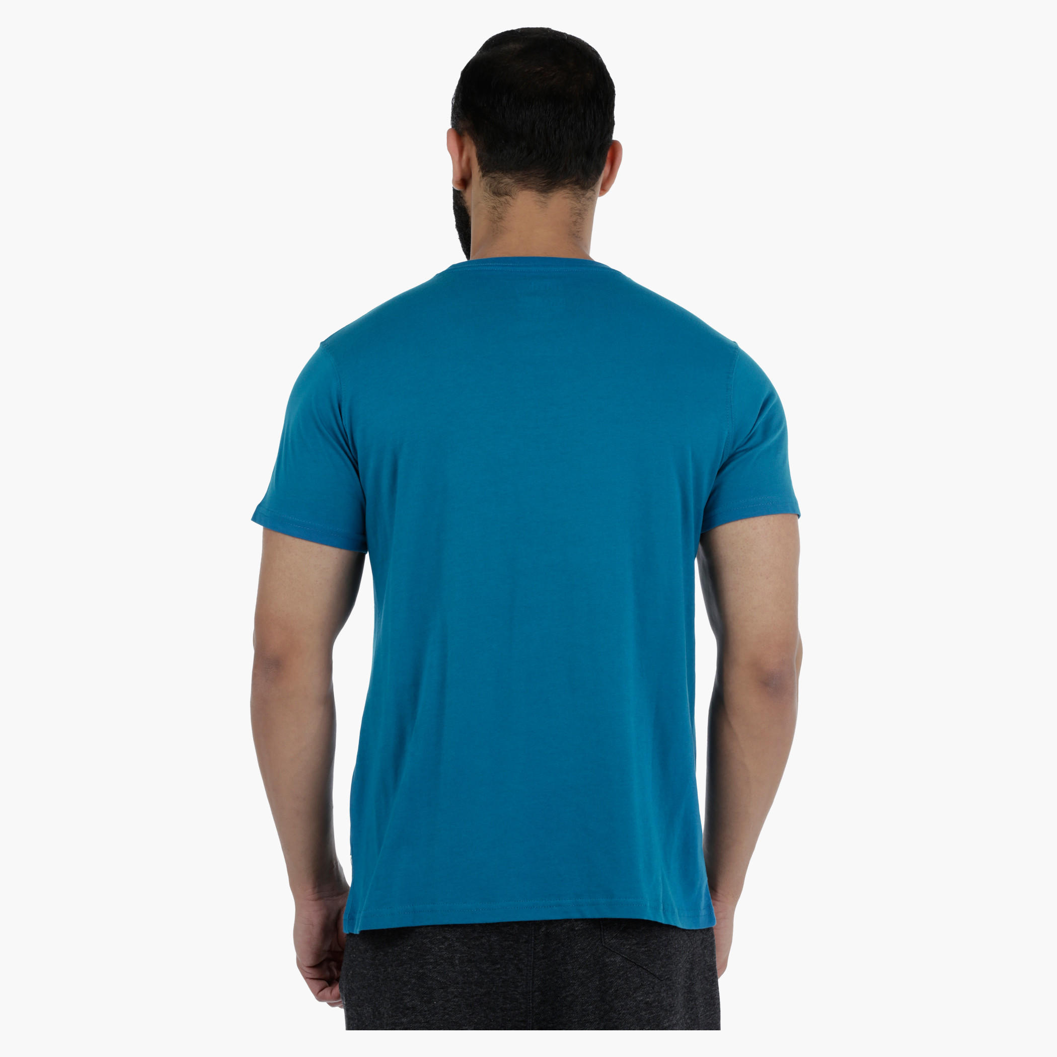 Printed T-Shirt with Short Sleeves-men-clothing-tshirtsandpolos-tshirts-image-2