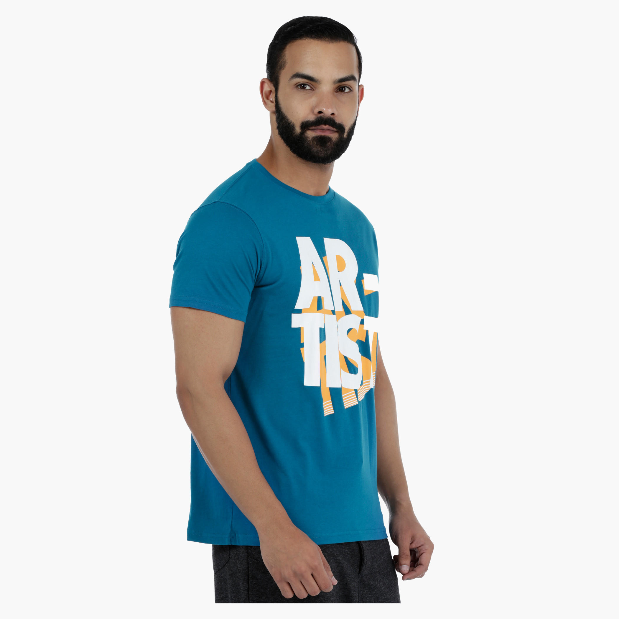 Printed T-Shirt with Short Sleeves-men-clothing-tshirtsandpolos-tshirts-image-3