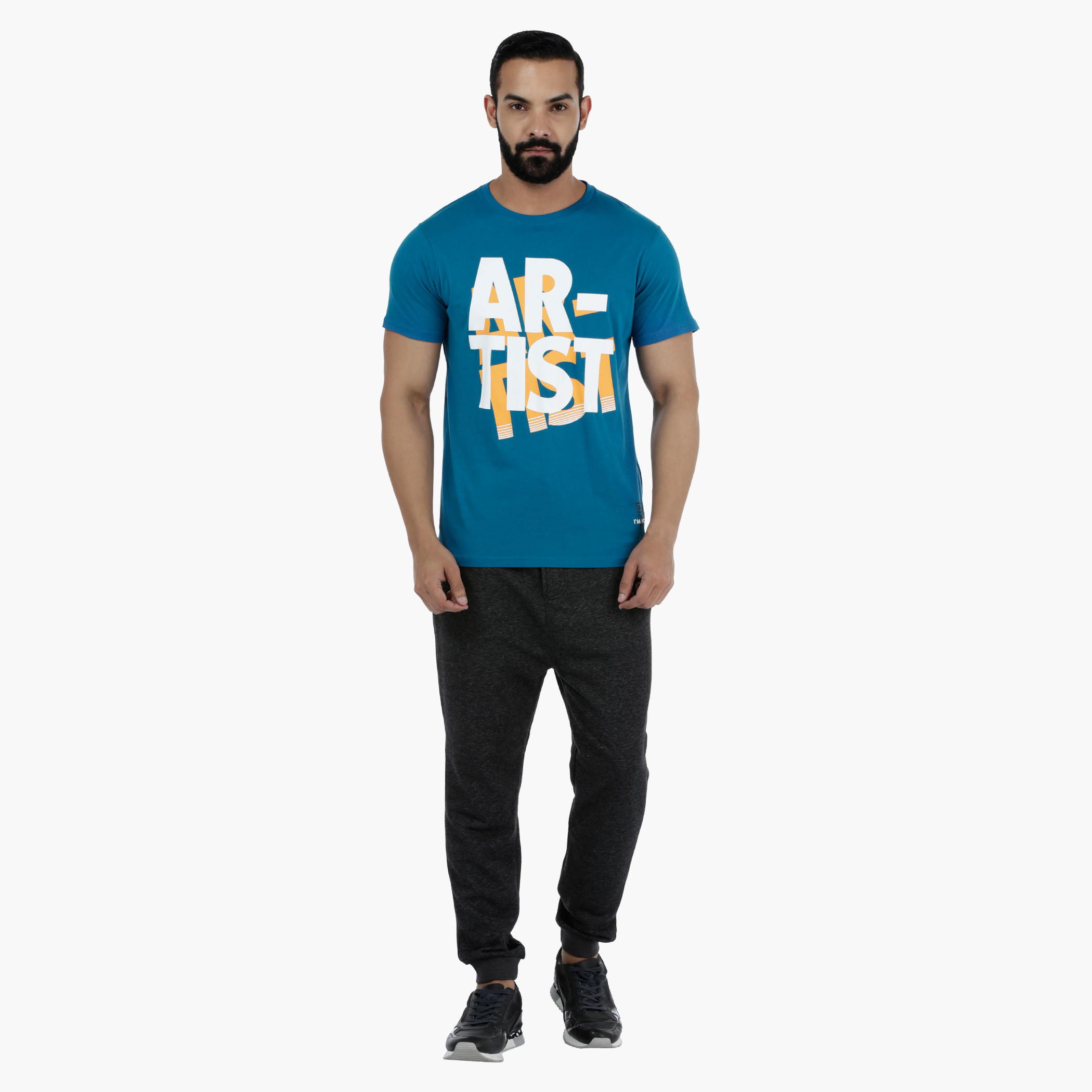 Printed T-Shirt with Short Sleeves-men-clothing-tshirtsandpolos-tshirts-image-5