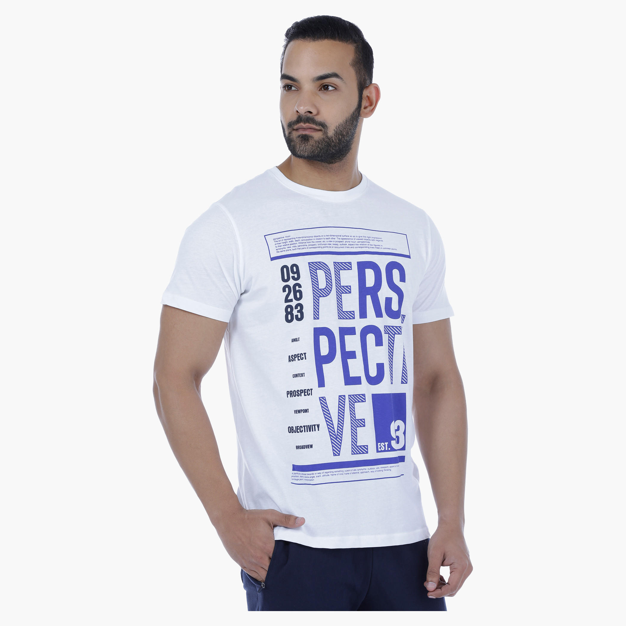 Printed T-Shirt with Short Sleeves-men-clothing-tshirtsandpolos-tshirts-image-1