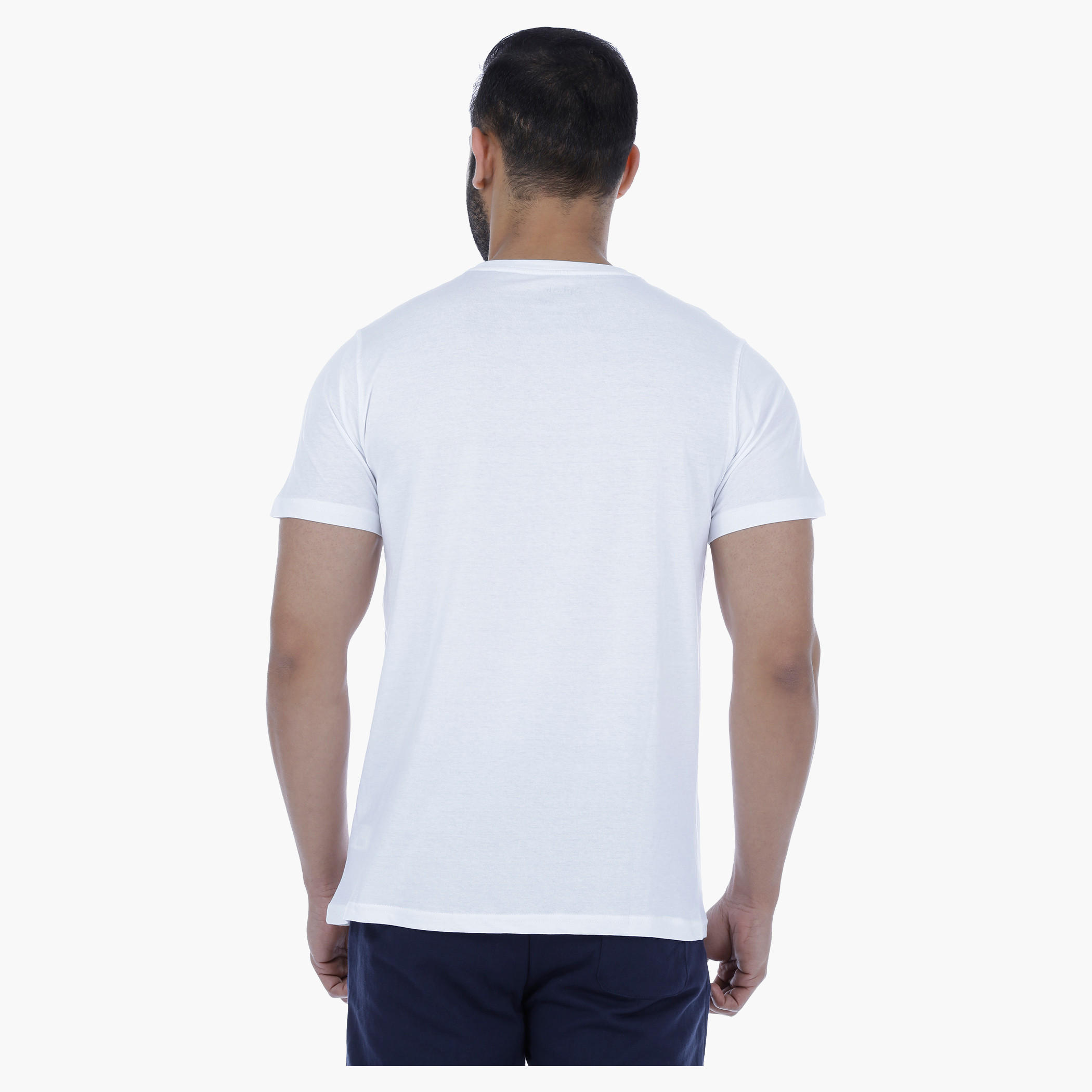 Printed T-Shirt with Short Sleeves-men-clothing-tshirtsandpolos-tshirts-image-2